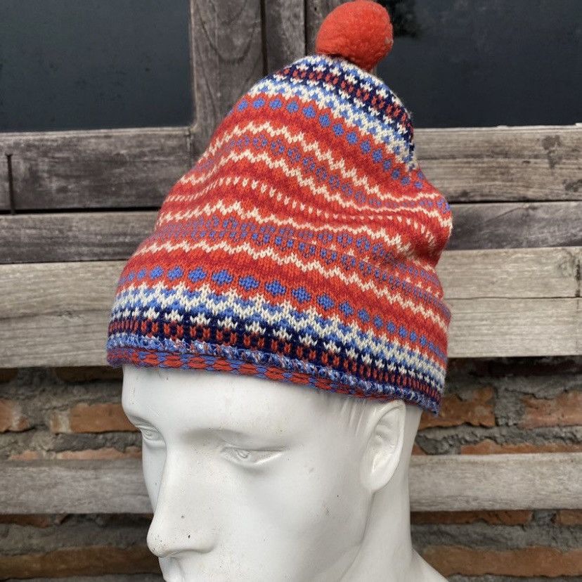Japanese Brand × Vintage Unique pure wool Navajo beanie hat by Steffner select Size ONE SIZE - 1 Thumbnail