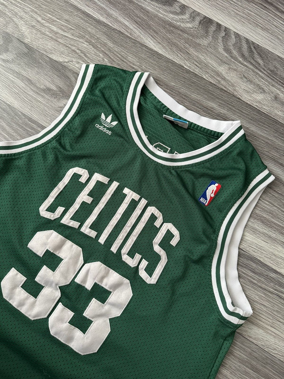 Adidas Adidas Vintage Boston Celtics Larry Bird 33 hype y2k size XL Size US XL / EU 56 / 4 - 5 Thumbnail