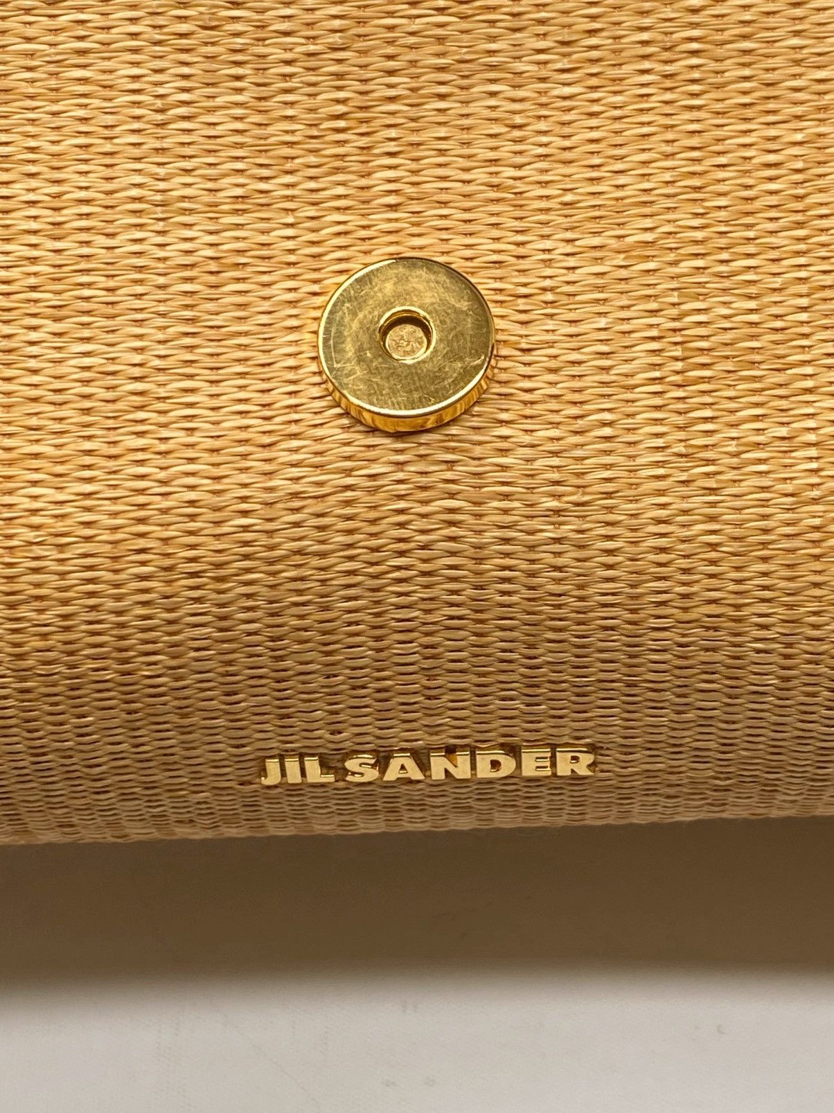 Jil Sander Jil Sander small Cannolo interwoven raffia shoulder bag Size ONE SIZE - 16 Thumbnail