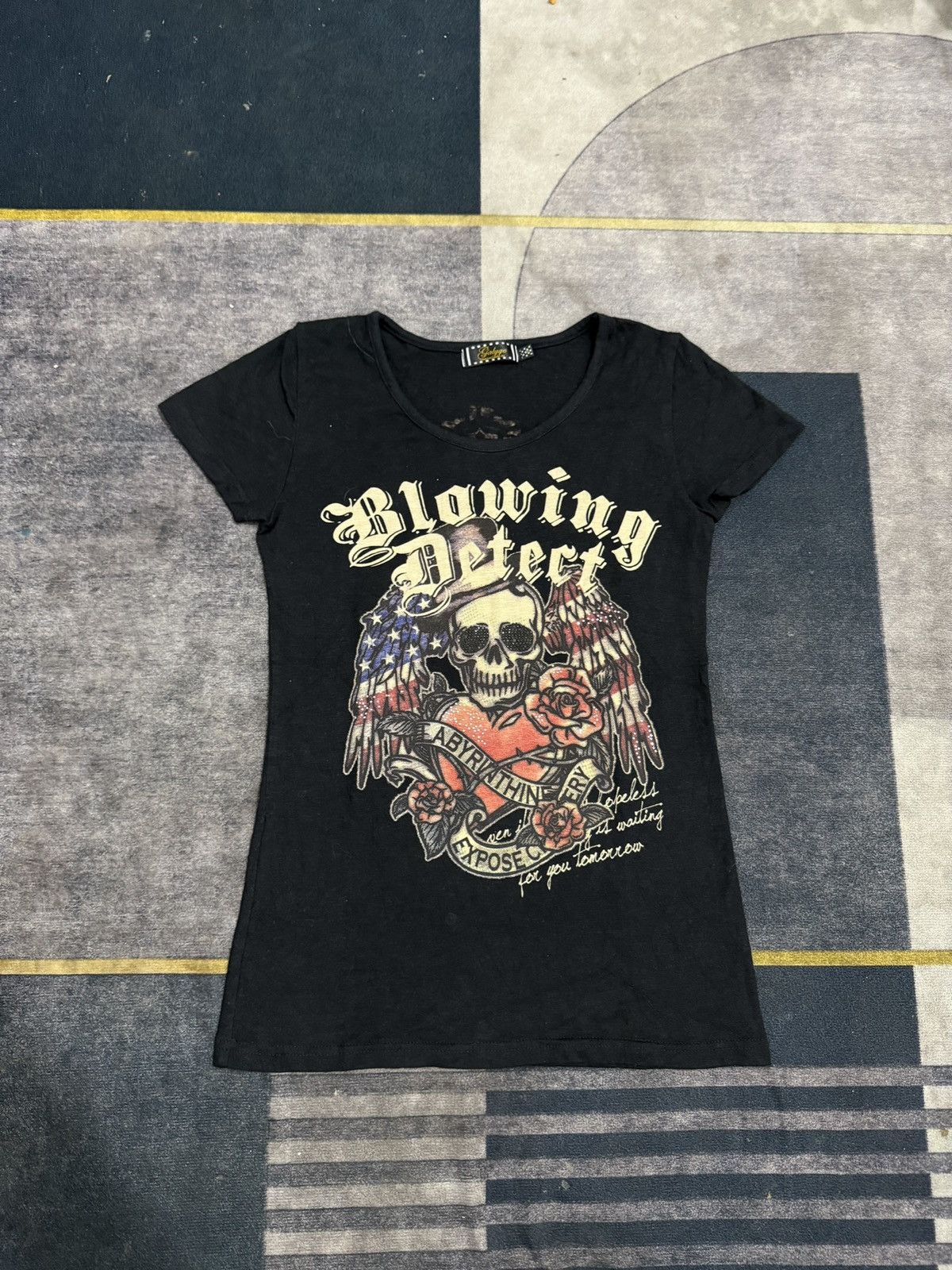 14th Addiction Y2K GALYGE SKULL ART IFSIX TSHIRT Size M / US 6-8 / IT 42-44 - 1 Thumbnail