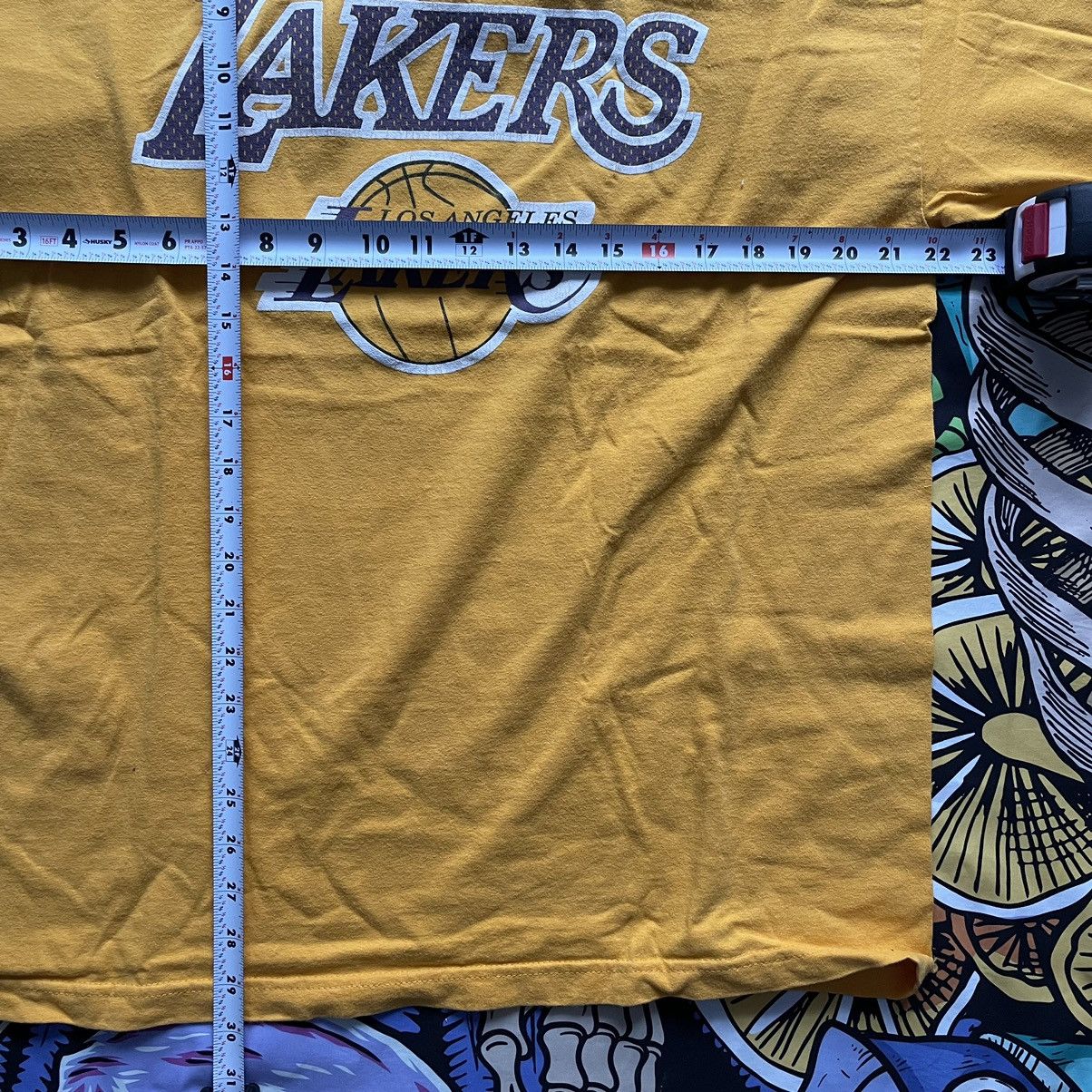 Alstyle Vintage 1990’s Yellow Kobe Bryant Los Angeles Lakers NBA T Size US XL / EU 56 / 4 - 4 Thumbnail