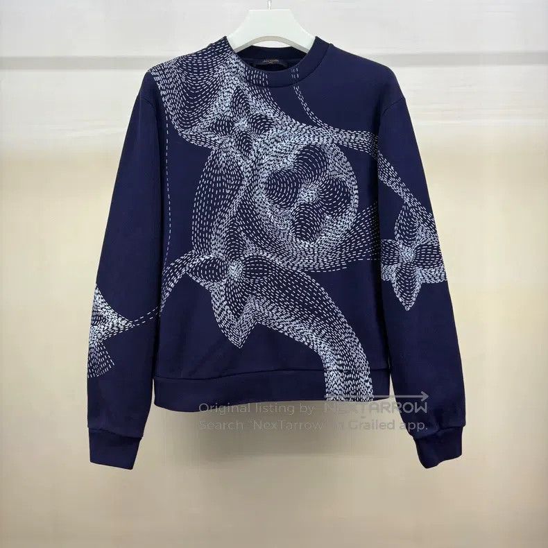 Louis Vuitton Louis Vuitton Three-flower sketch logo sweatshirt Size US M / EU 48-50 / 2 - 1 Thumbnail