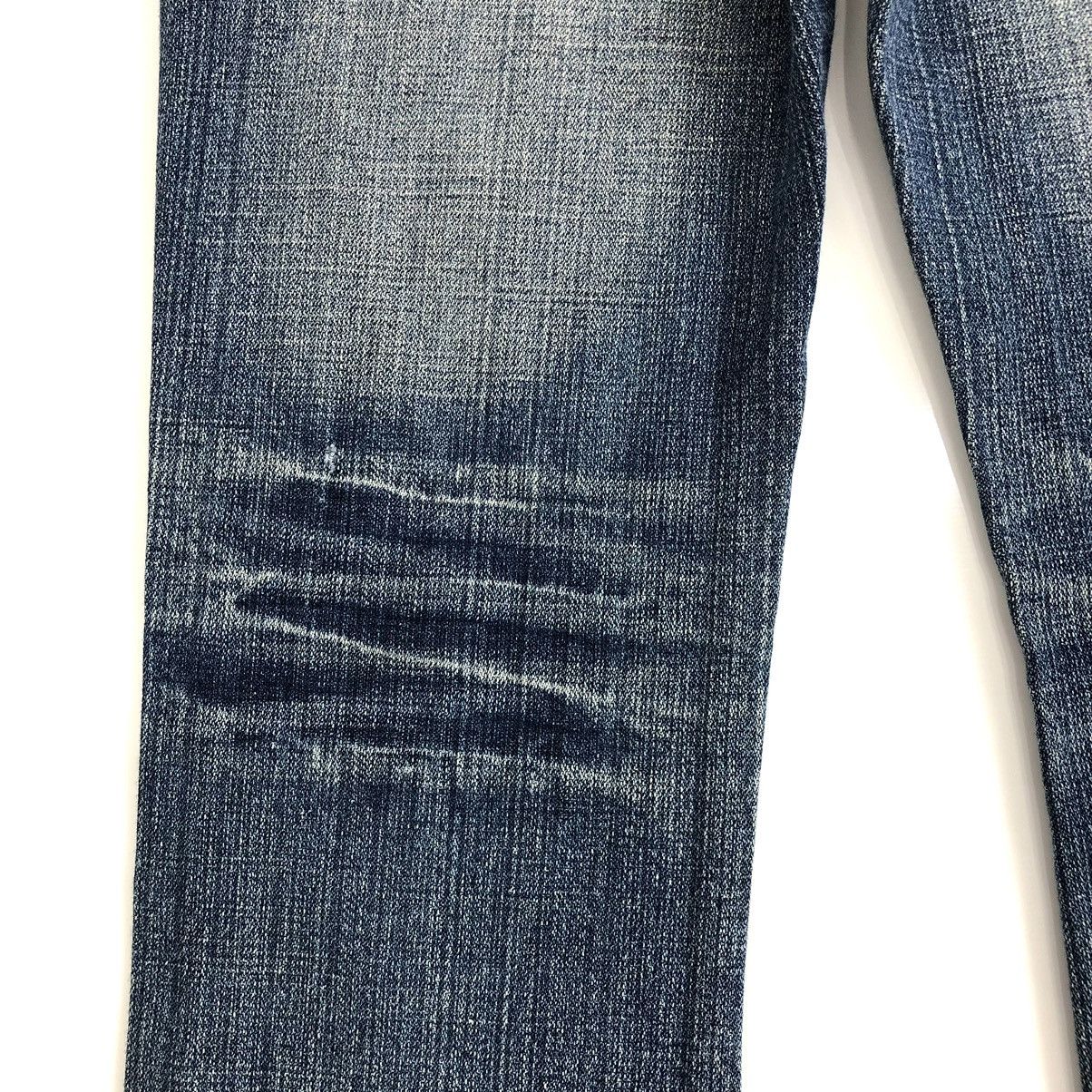 If Six Was Nine × Japanese Brand × Le Grande Bleu (L.G.B.) Y2K Clef de Sol Flared Jeans Distressed Bootcut Denim Pants Size 29" - 16 Thumbnail