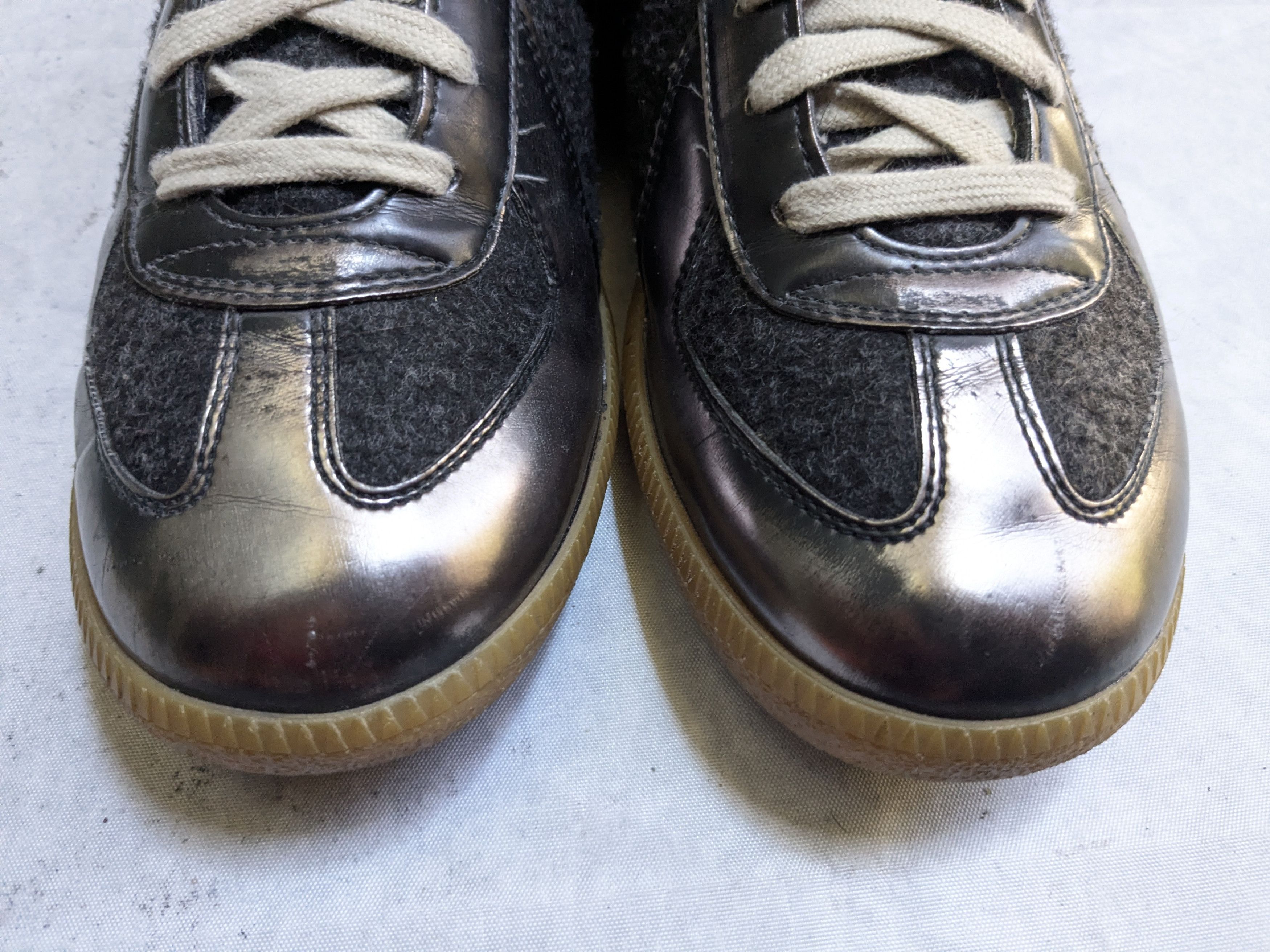 Maison Margiela Maison Margiela Replica GAT Gray Wool 10 43 Low Tops Gum Size US 10 / EU 43 - 3 Thumbnail