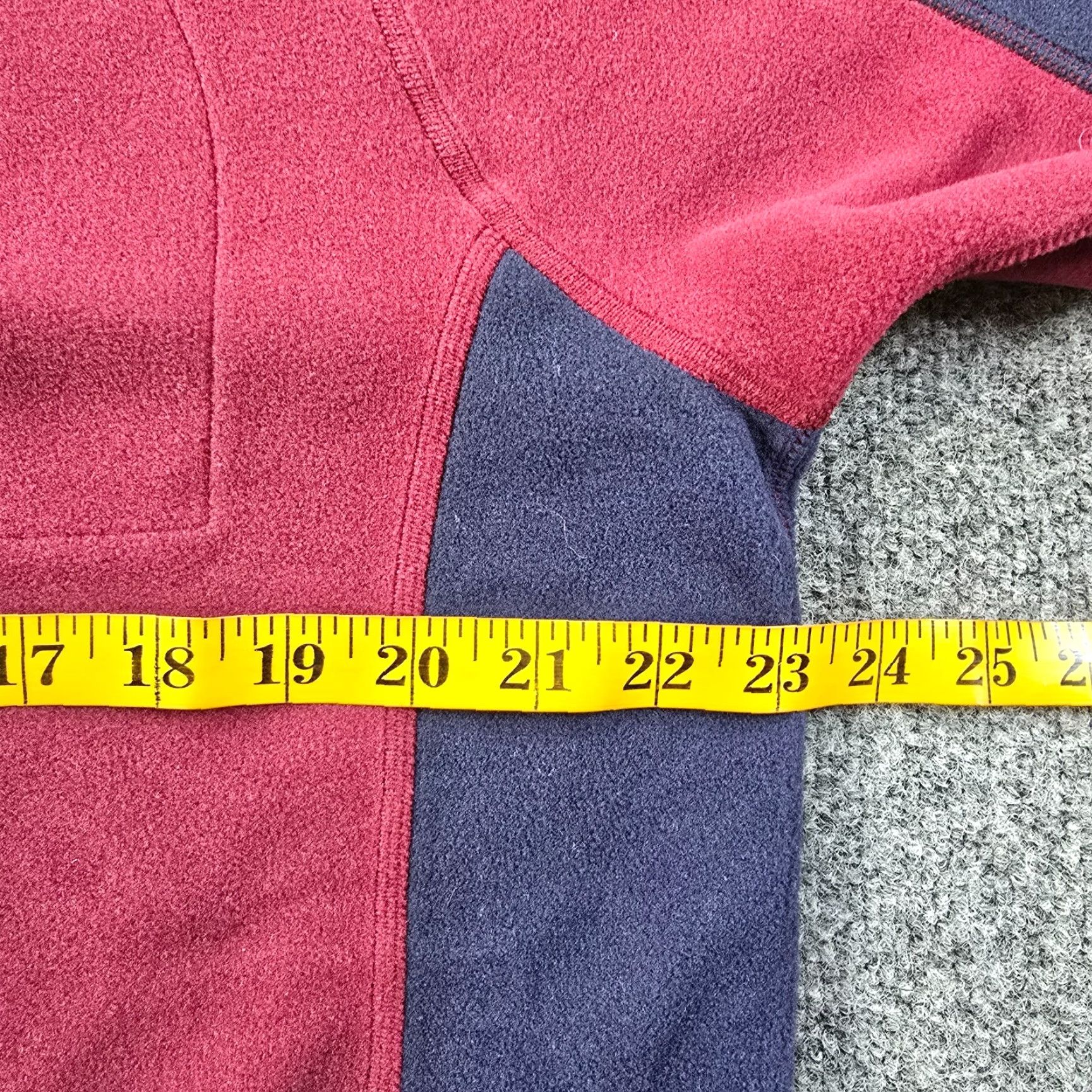 Vintage LL Bean Mens Large Red Fleece 1/4 Zip Performance Long Sleeve Shirt Sweatshirt Pullover Outdoor Classic Men’s Crewneck Zip Mock Neck Size US L / EU 52-54 / 3 - 6 Thumbnail