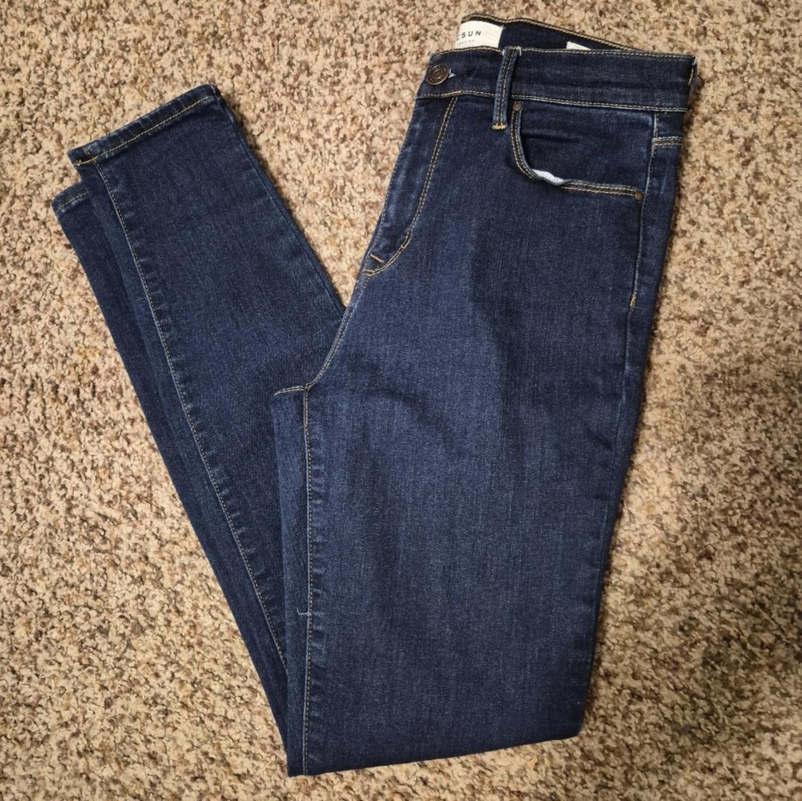 Pacsun PacSun Power Super Stretch Blue High Rise Jegging 26 Size 26" / US 2 / IT 38 - 1 Thumbnail