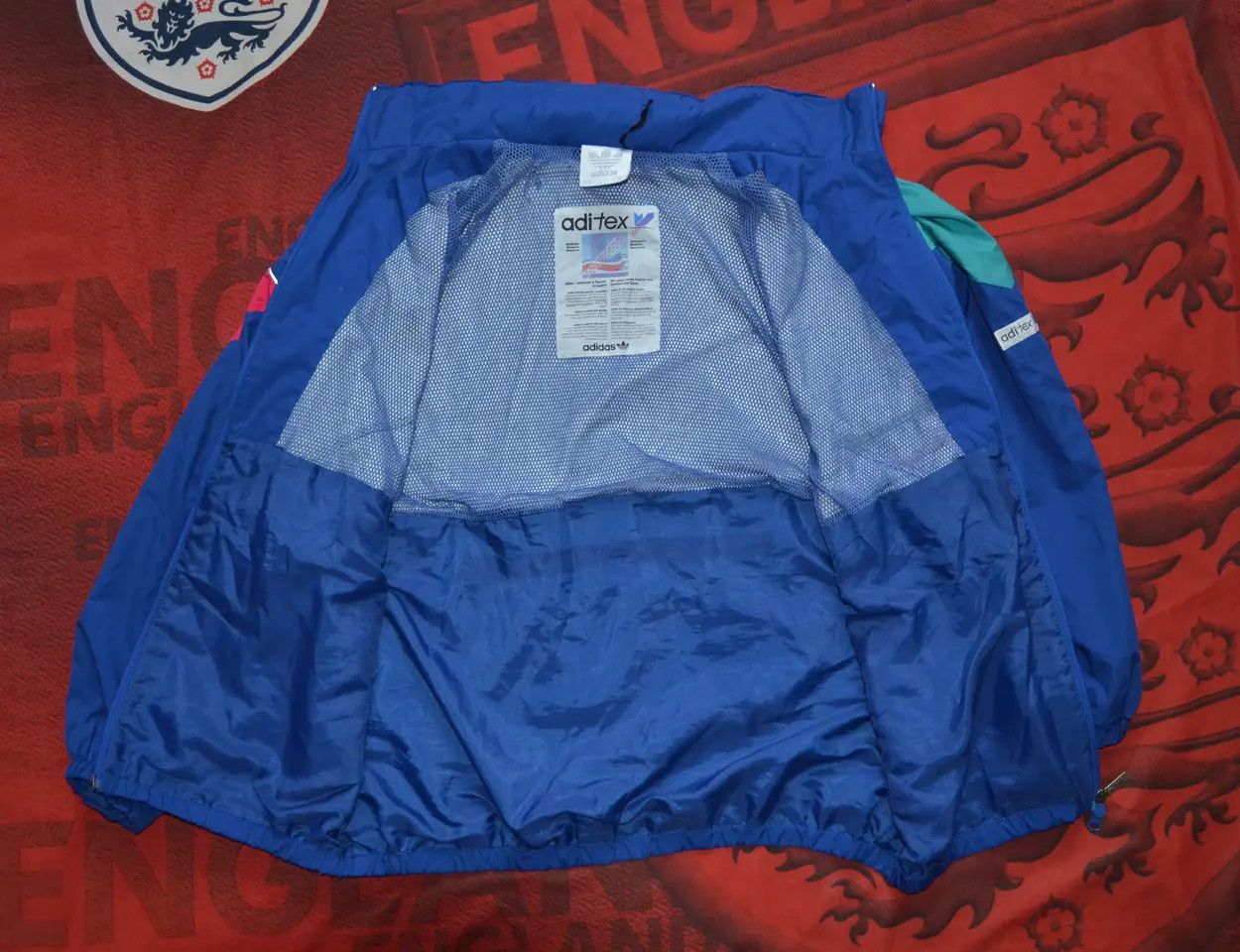 Adidas Vintage Adidas Windbreaker Lightweight Jacket West Germany Size US XL / EU 56 / 4 - 23 Thumbnail