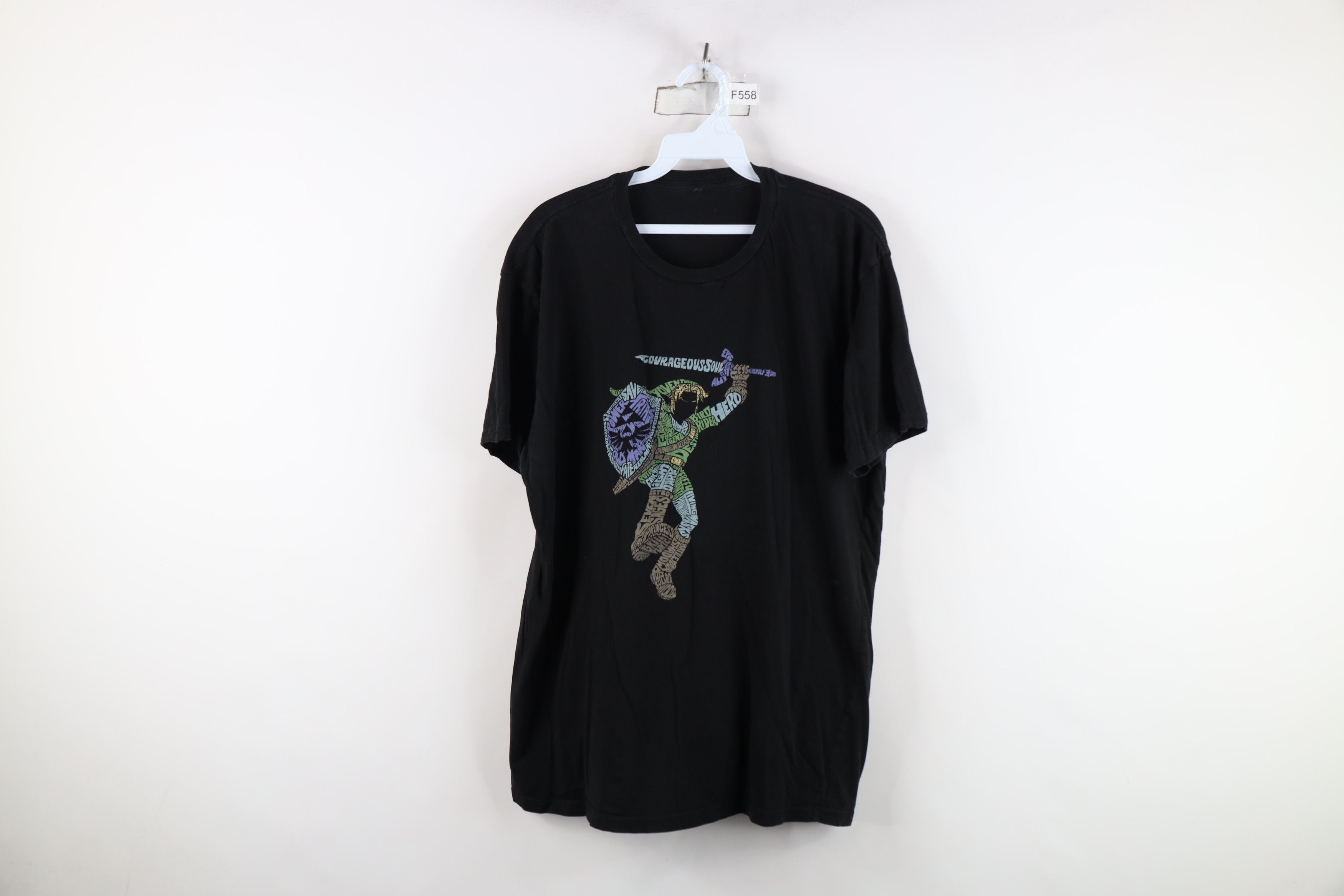 Vintage Vintage Y2K Streetwear Zelda Video Game Gamer T-Shirt Black Size US L / EU 52-54 / 3 - 1 Thumbnail