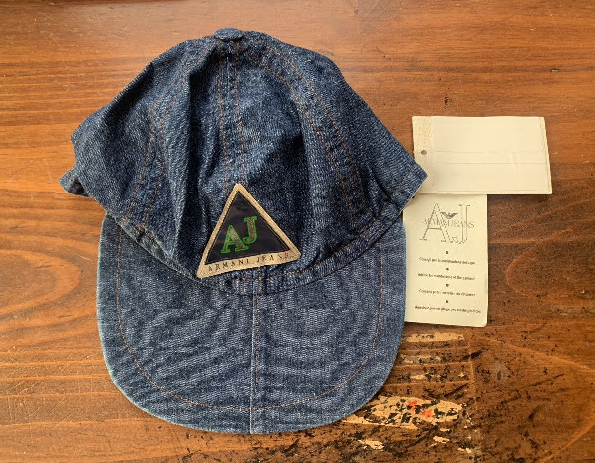 Armani NWT 90’s Jeans Hat Size ONE SIZE - 1 Thumbnail