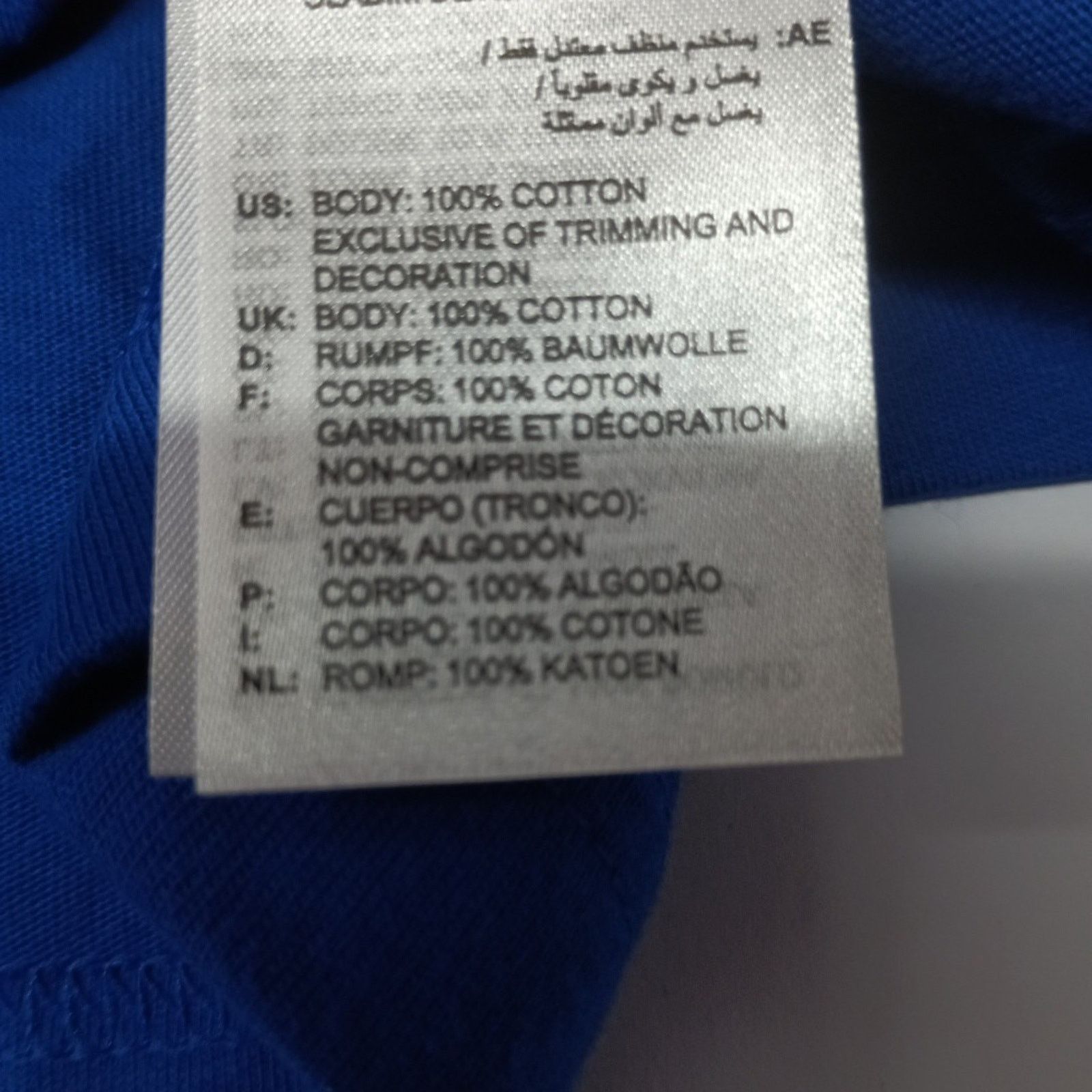 Adidas Adidas Men's Linear Tee T-Shirt Royal Blue Size 2XL XXL NWT Size US XXL / EU 58 / 5 - 6 Thumbnail