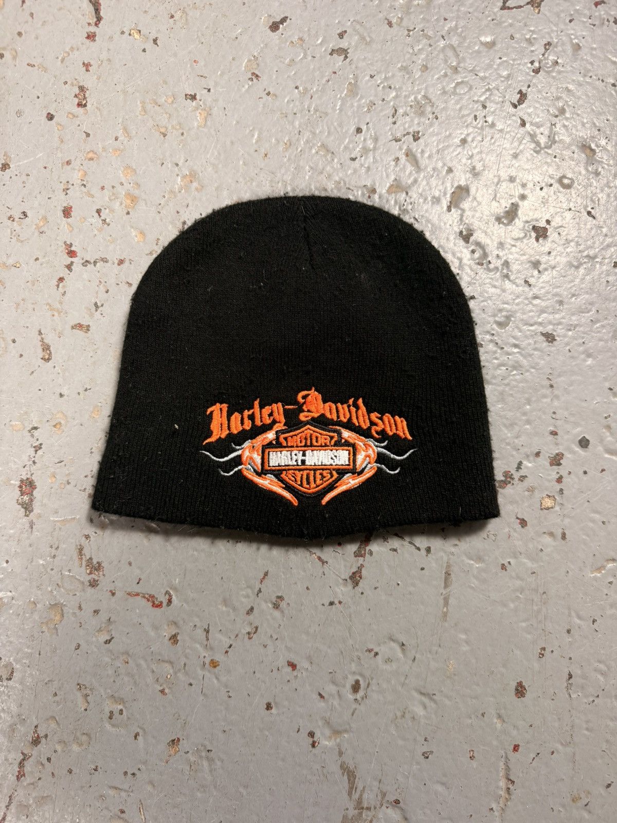 Harley Davidson Vintage Harley Davidson Beanie Size ONE SIZE - 1 Thumbnail
