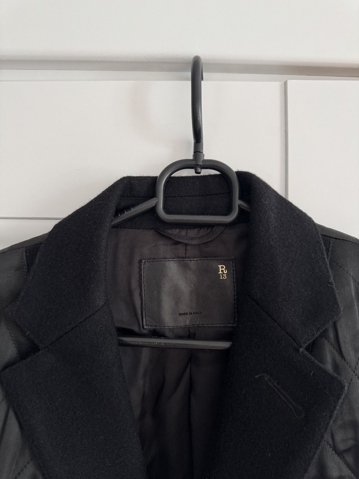 R13 R13 Reversed Design Classic Long Coat Jacket Size XS / US 0-2 / IT 36-38 - 3 Thumbnail