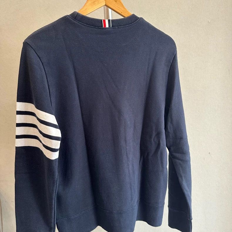 Thom Browne Thom Browne Blue navy hoodie Size US L / EU 52-54 / 3 - 5 Thumbnail