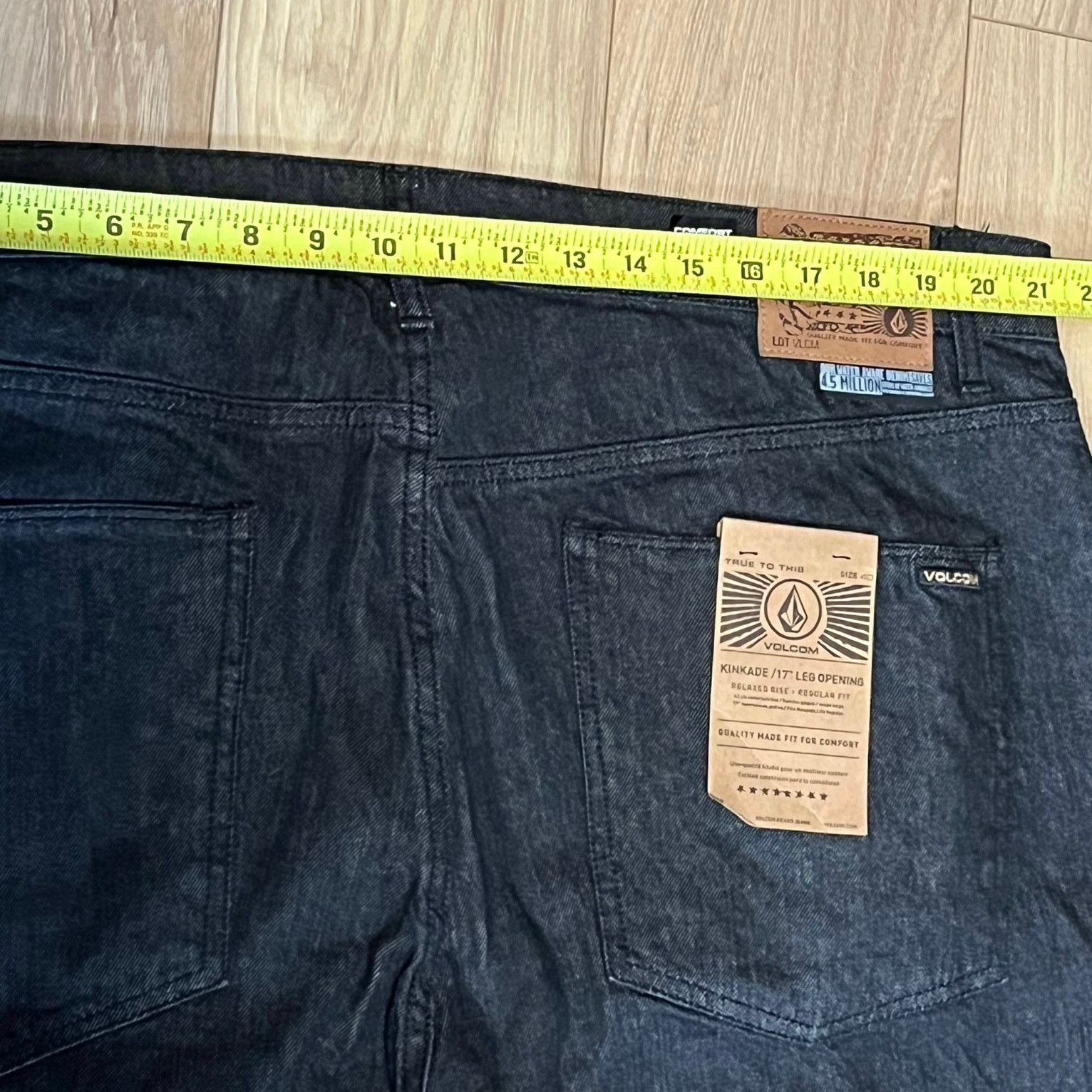 Volcom •NWT• Volcom Denim KINKAGE Dark Blue Jeans • Size 40 Size US 40 / EU 56 - 8 Thumbnail