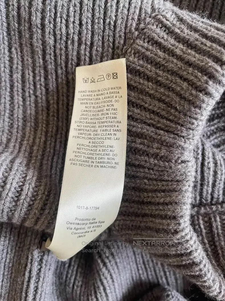 Rick Owens rick owens fw21 gethsemane banana sweater. Size US L / EU 52-54 / 3 - 3 Thumbnail