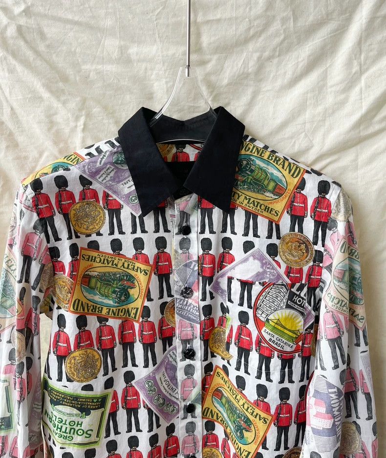 Comme des Garcons Comme Des Garcons Vintage Royal Guard printed black hemmed Size S / US 4 / IT 40 - 6 Thumbnail