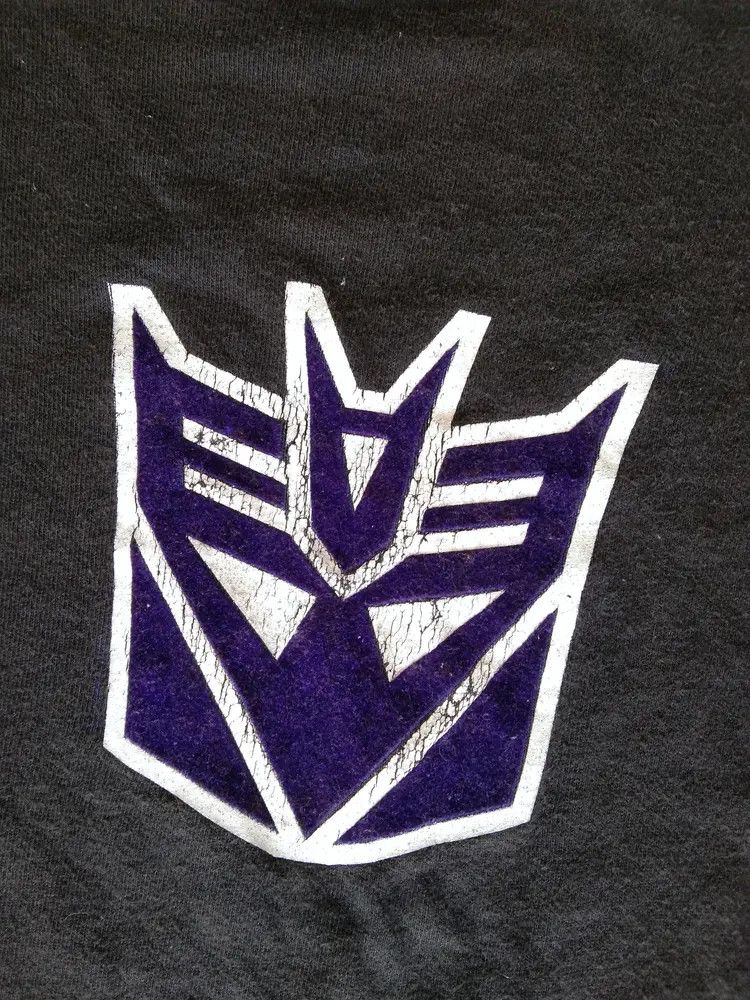 Vintage 80s Vintage Faded Black Transformers T Shirt Size US XL / EU 56 / 4 - 4 Thumbnail