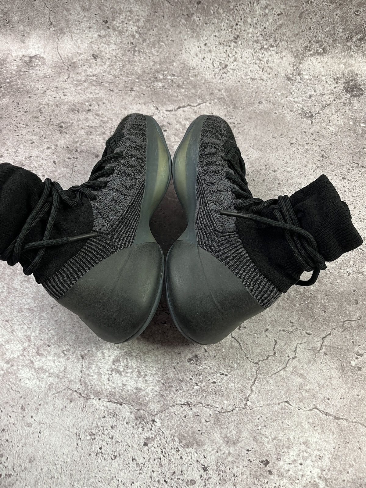 Adidas × Kanye West Adidas Yeezy Bsktbl Knit Slate Onyx Size US 4 / IT 34 - 4 Thumbnail