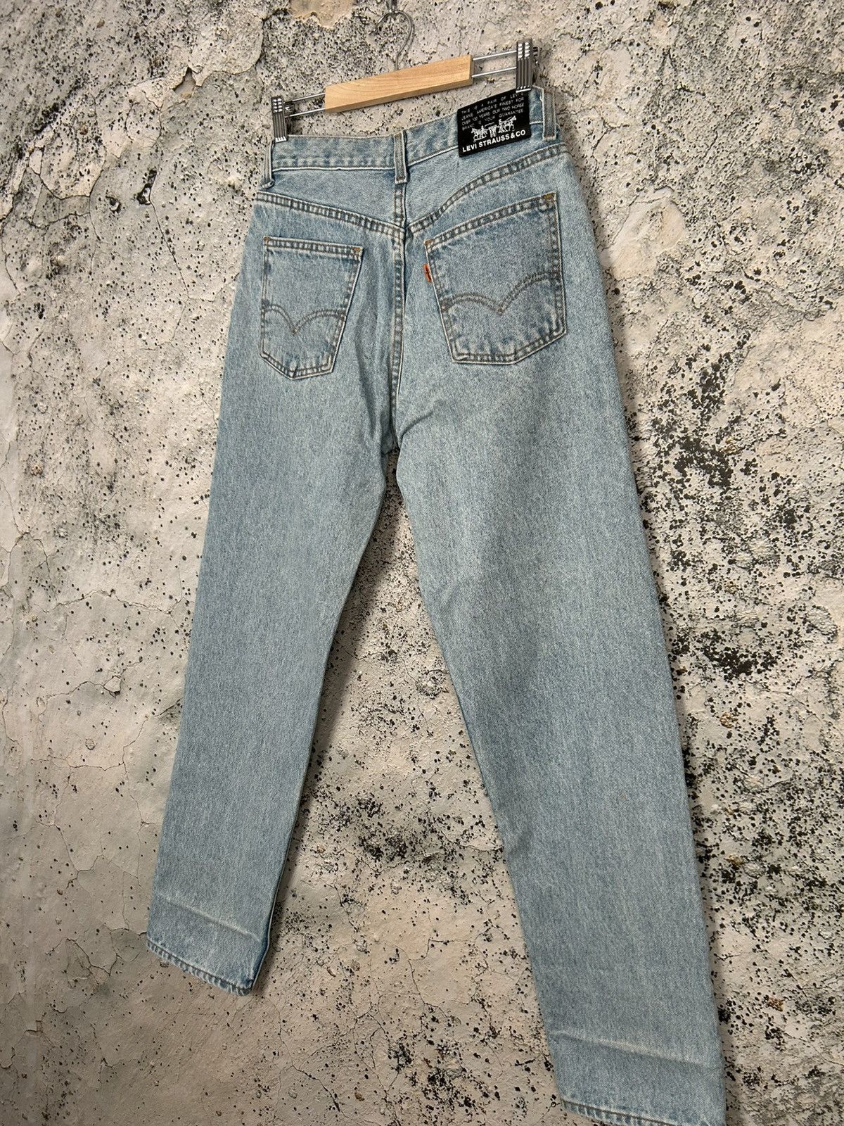 Levi's Vintage Levis Orange Tag 1990 Made in UK Archive Avant Garde Size US 30 / EU 46 - 2 Thumbnail