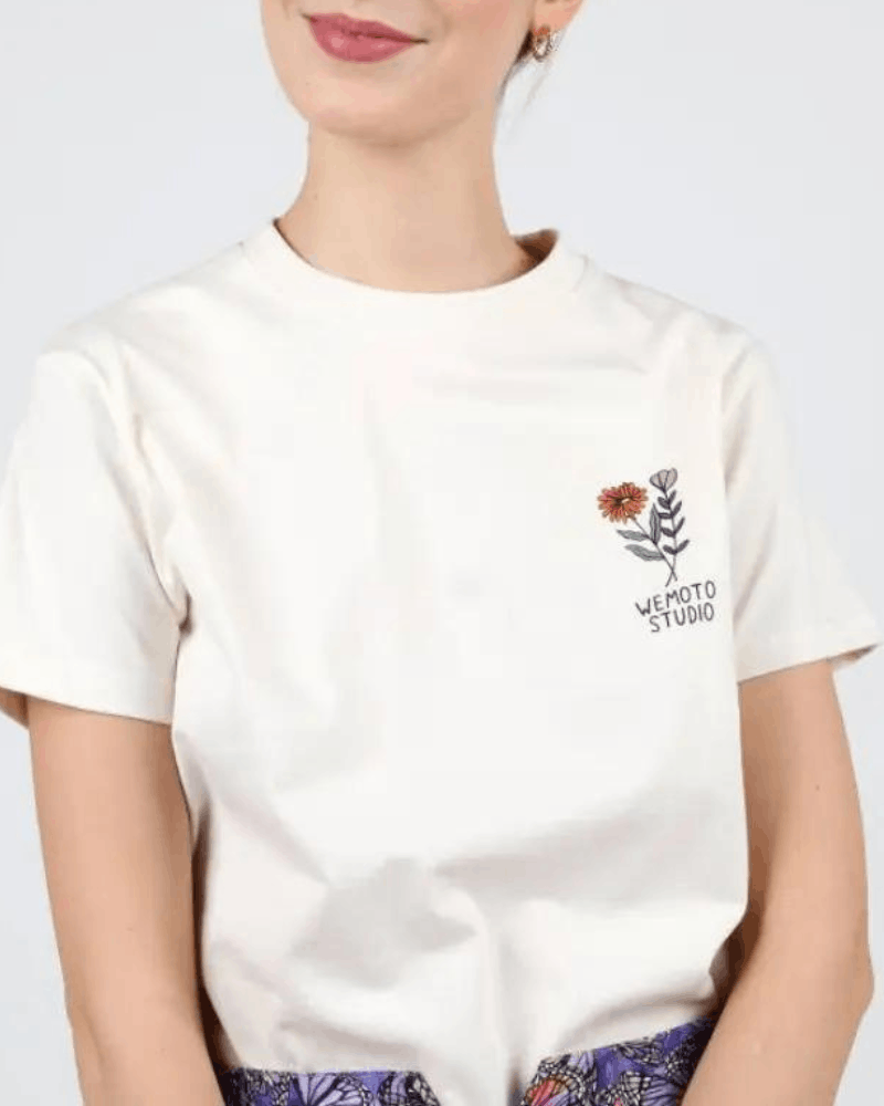 Wemoto BNWT Wemoto - Vivid Flower Tee - Organic T-Shirt - Large Size L / US 10 / IT 46 - 3 Thumbnail