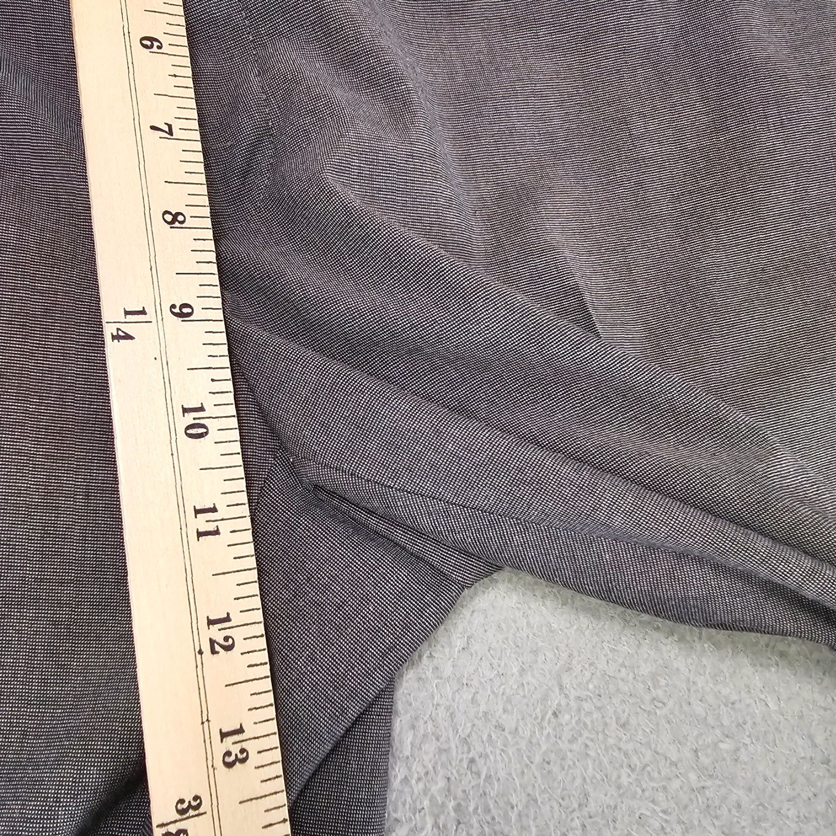 H&M H&M Dress Pants Mens 38R Grey Stretch Flat Front Trousers 38x27 Slacks Size US 38 / EU 54 - 5 Thumbnail