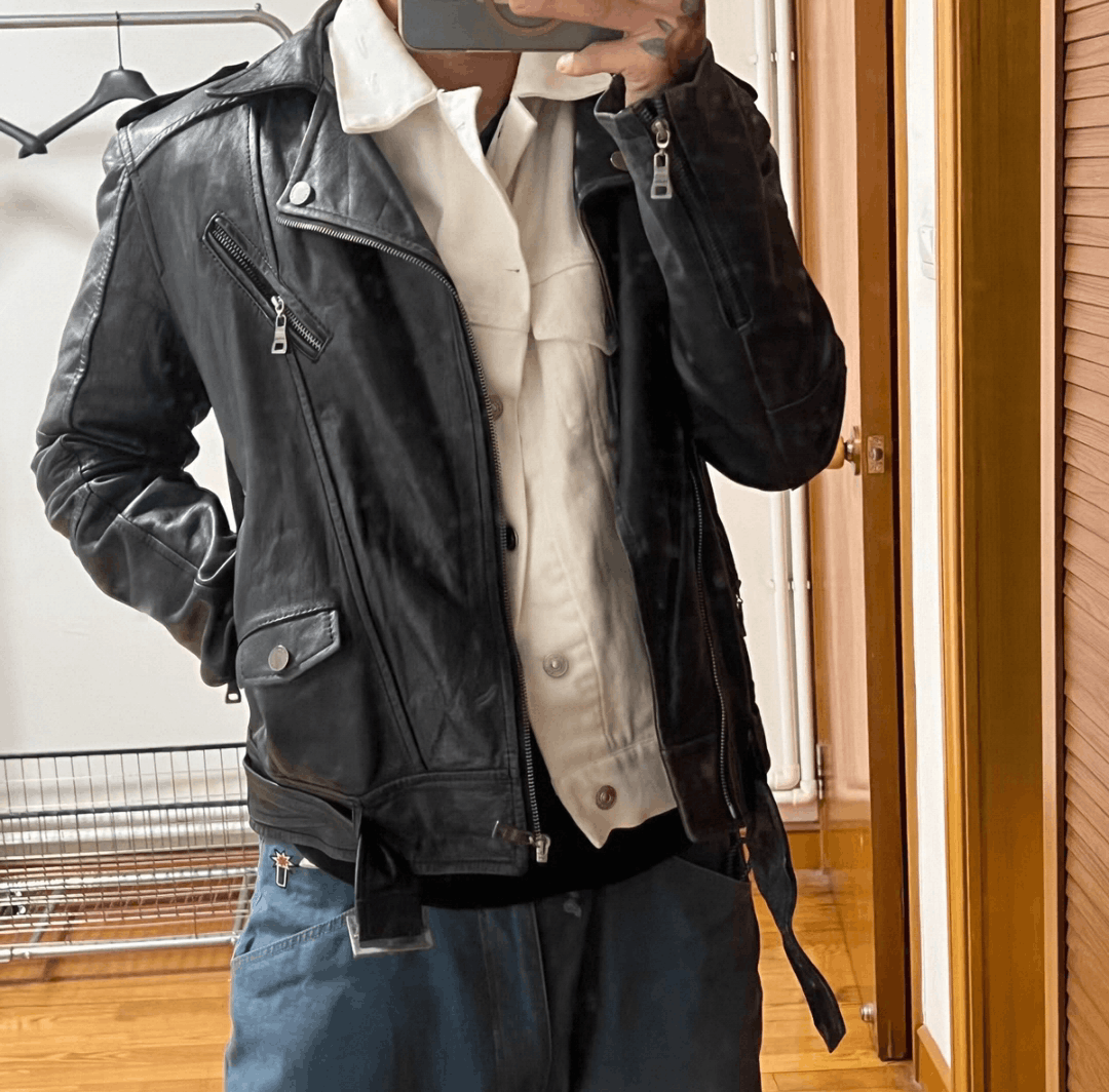 Prada prada 2000s archive leather jacket Size US L / EU 52-54 / 3 - 2 Thumbnail