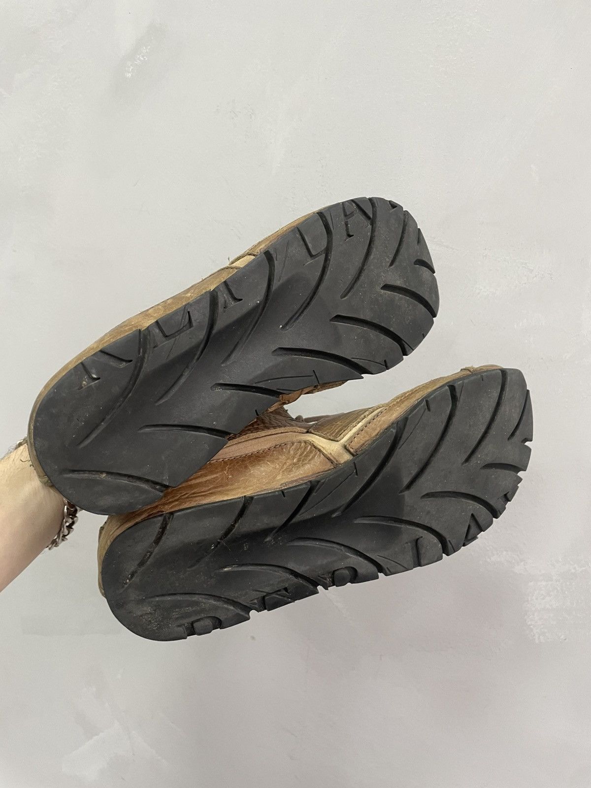 Japanese Brand 90s Vintage Leather Cowboy Leather Boots A.s. 98 shoes Size US 10 / EU 43 - 6 Thumbnail