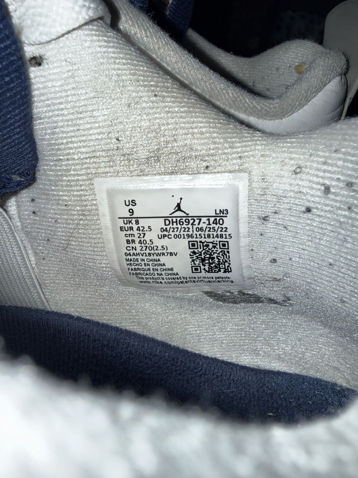 Jordan Brand Jordan 4 Midnight Navy Size US 9 / EU 42 - 9 Thumbnail