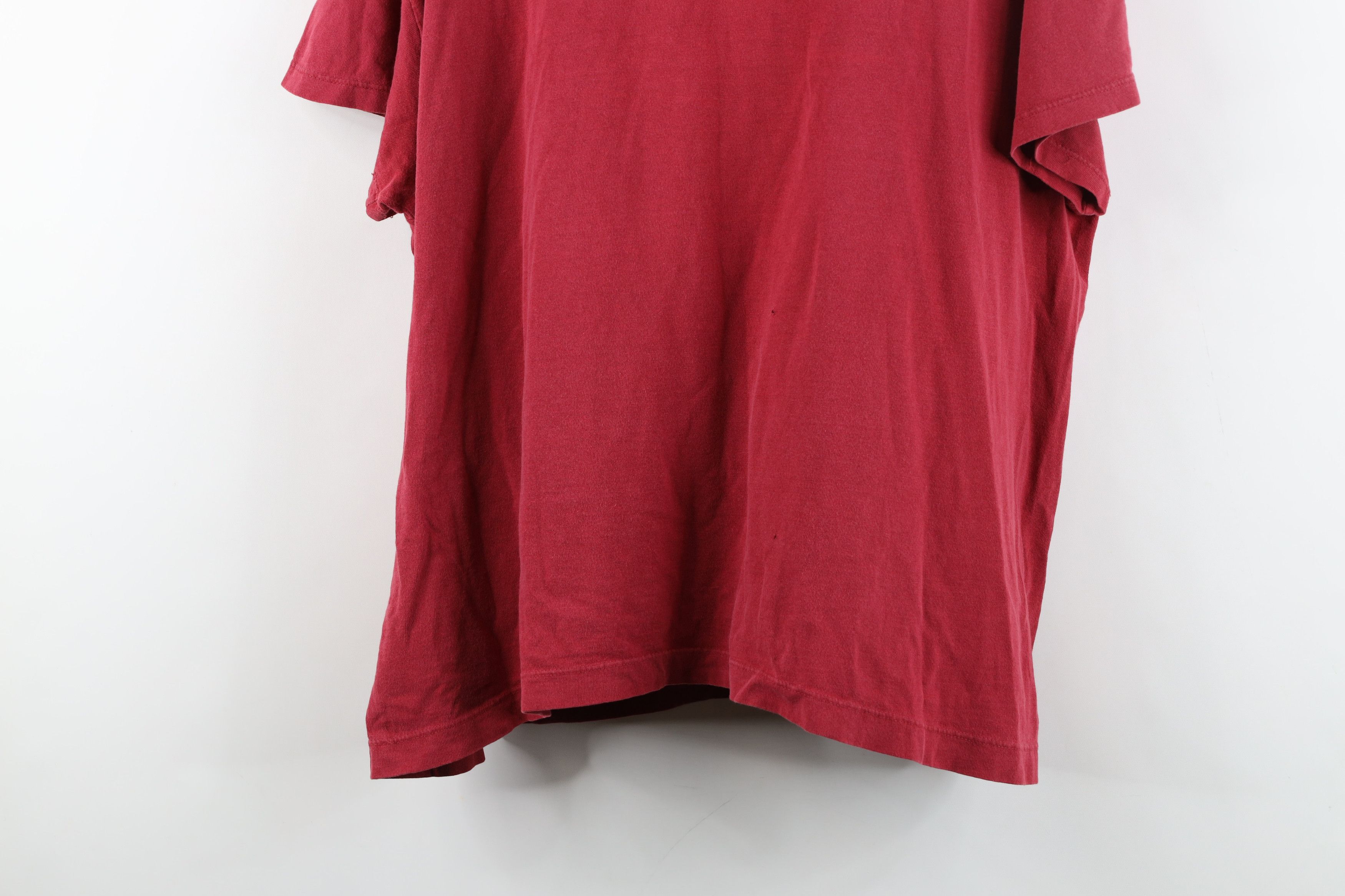 Vintage Vintage 90s Bum Equipment Boxy Fit Perfect T-Shirt Red Size L / US 10 / IT 46 - 14 Thumbnail
