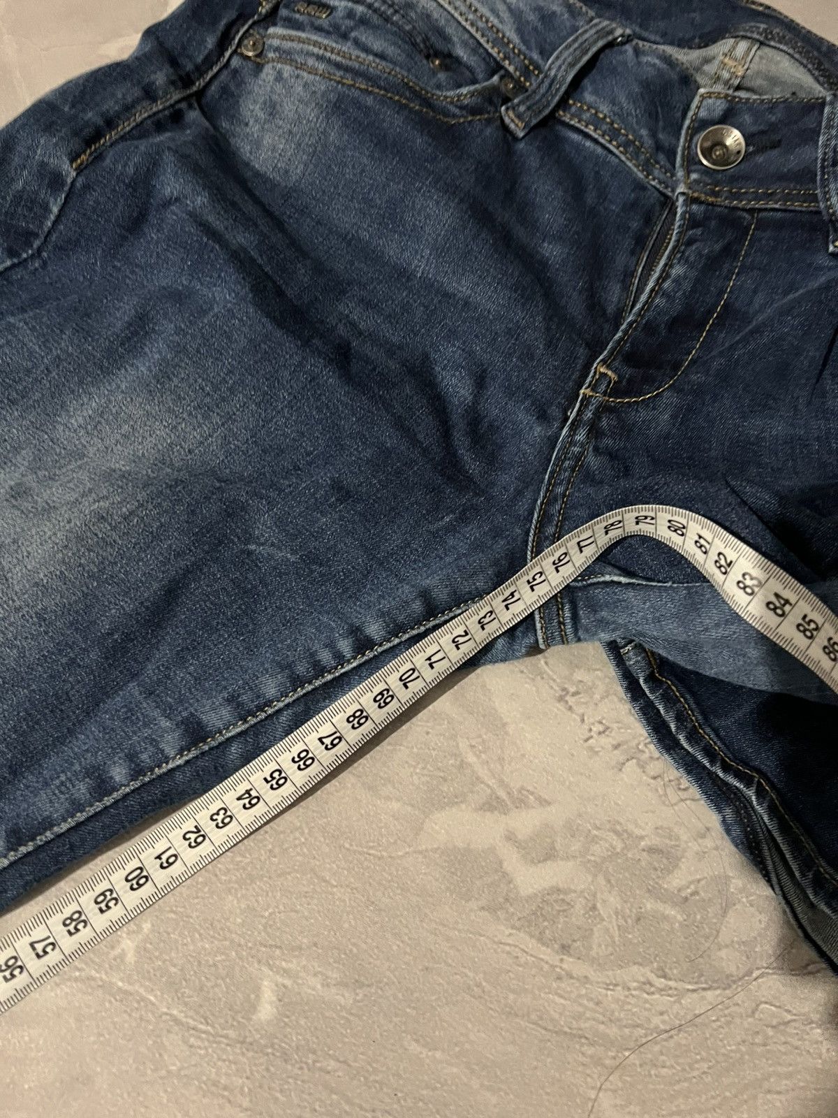 G-Star Vintage G-Star Washed Sexy Slim Fit — Archive Dark Blue 90s Size US 31 - 11 Thumbnail