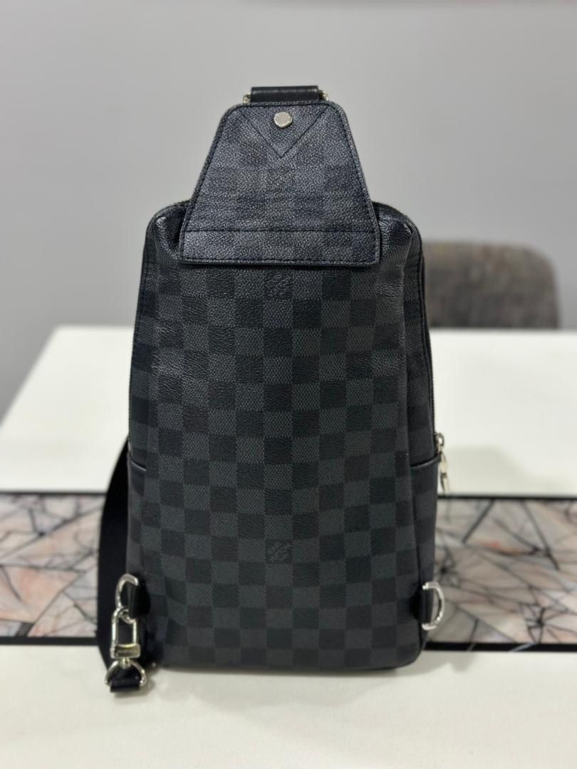 Louis Vuitton LOUIS VUITTON AVENUE DAMIER WORLD MAP GRAPHITE CANVAS SLING Size ONE SIZE - 6 Thumbnail