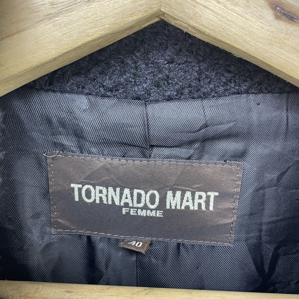 Japanese Brand 🔥Avant Garde Tornado Mart Jacket Knit Style Jacket Size S / US 4 / IT 40 - 5 Thumbnail