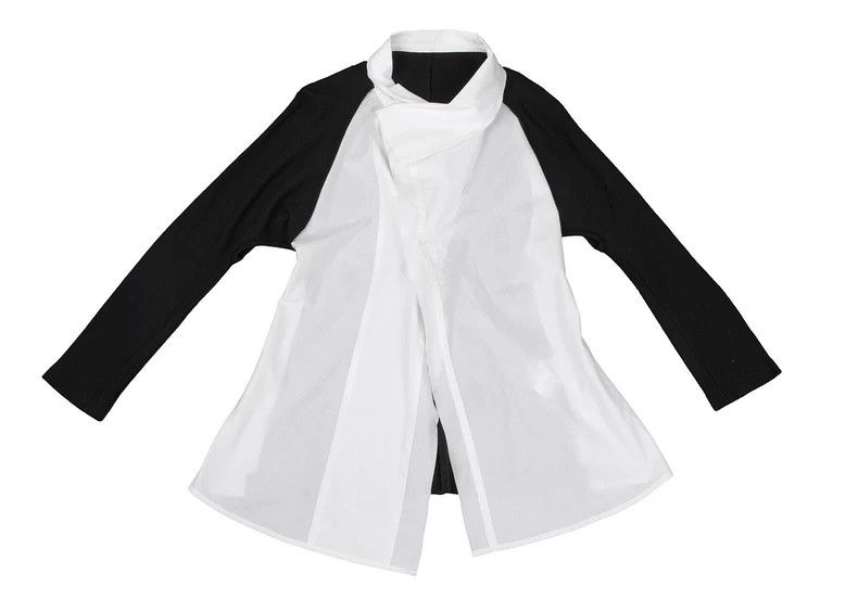 Y's Y's Black and white patchwork cardigan shirt Size US M / EU 48-50 / 2 - 2 Thumbnail