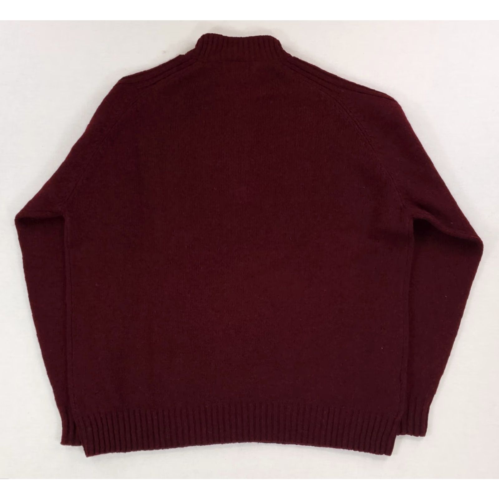 Pendleton VINTAGE Pendleton Sweater 1/4 Zip Wool Red Mens XL Size US XL / EU 56 / 4 - 3 Thumbnail