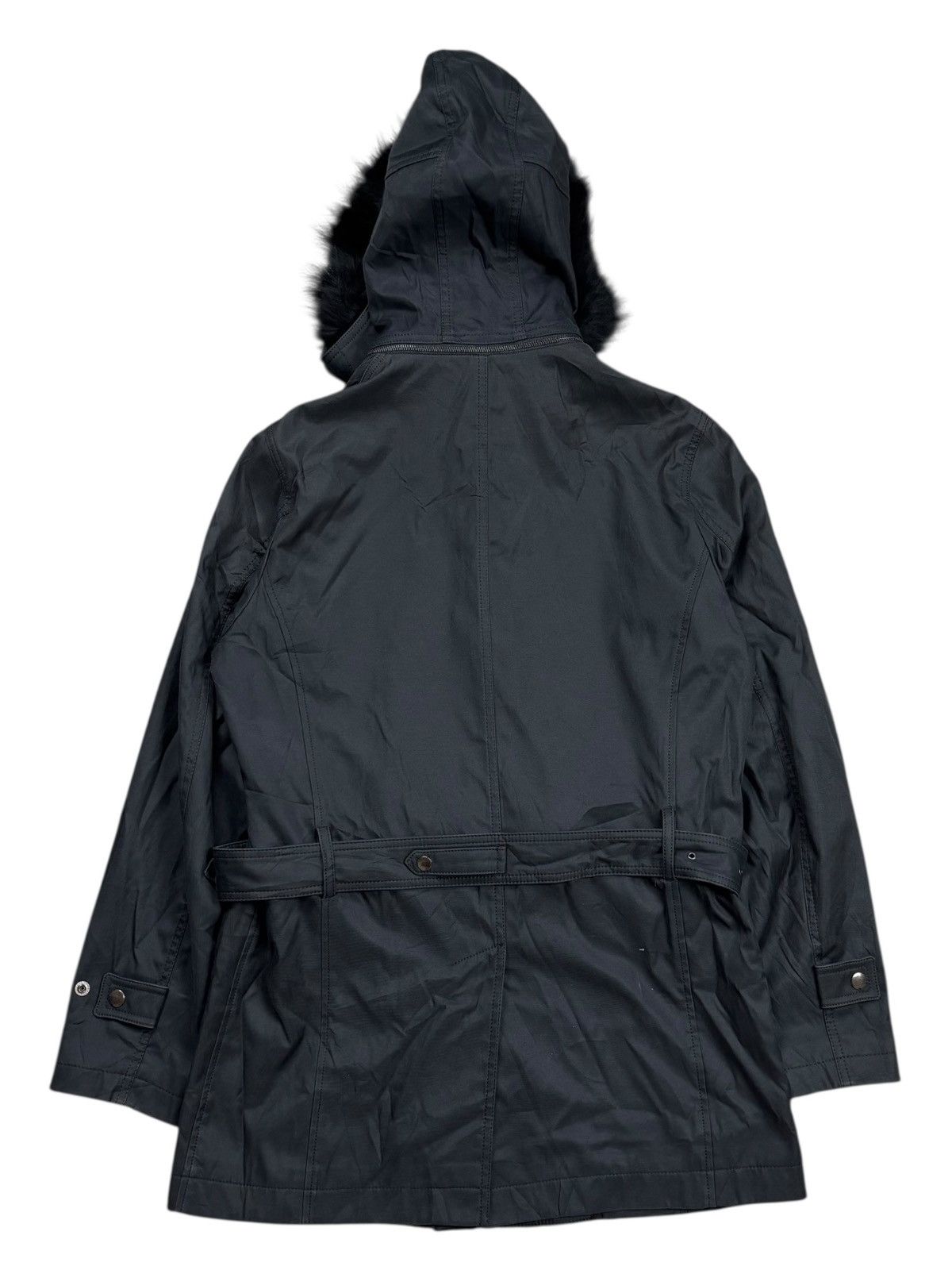 14th Addiction 2000s Tete Homme - Vkei Style Fur Hoodie Belted Jacket Size US M / EU 48-50 / 2 - 3 Thumbnail