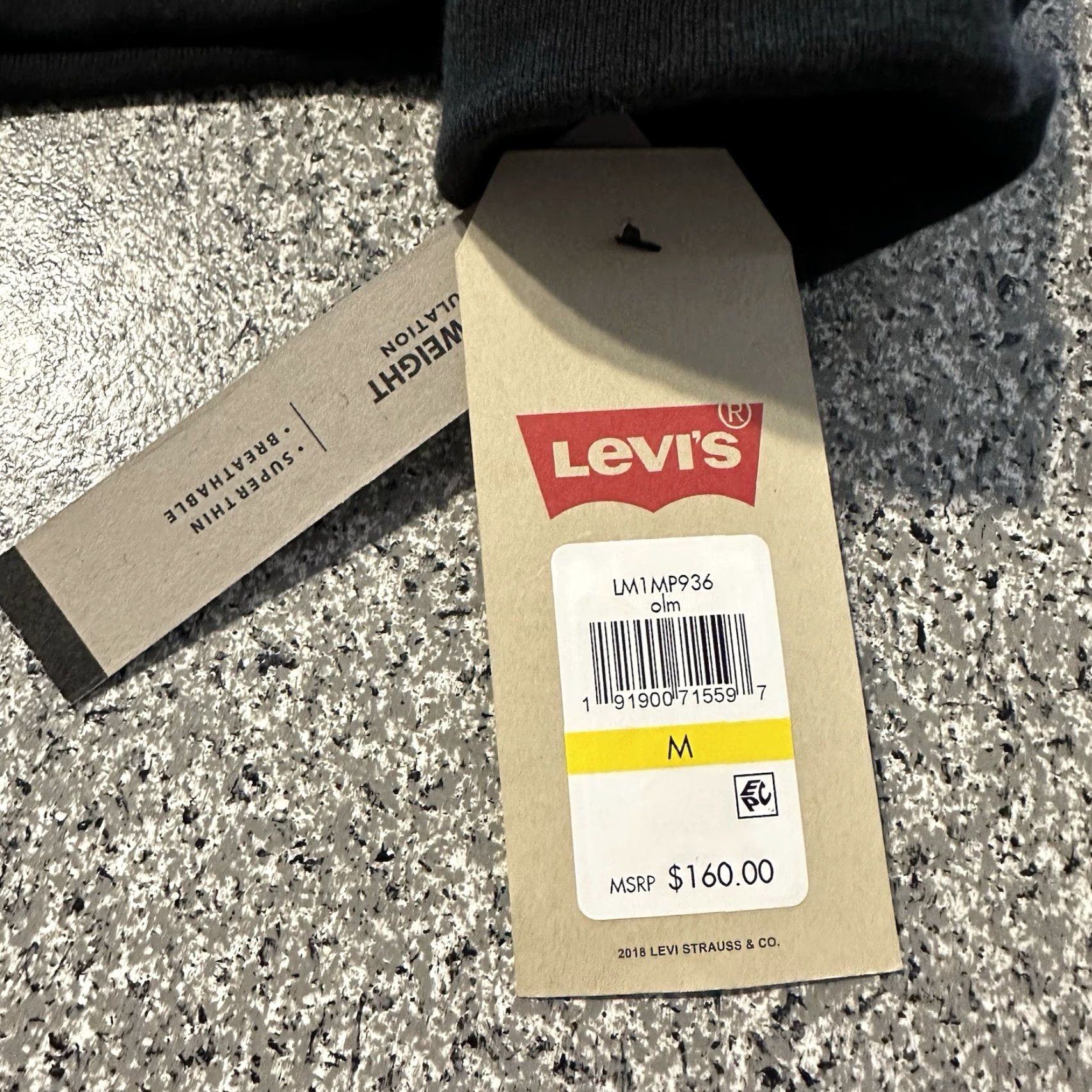 Levi's Levi's Bomber Jacket Mens M Quilted Olive Green Paisley Size US M / EU 48-50 / 2 - 5 Thumbnail