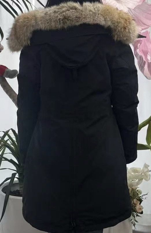 Canada Goose Canada Goose Womens Parka Coat With Fur Hood Black S/P Size S / US 4 / IT 40 - 9 Thumbnail