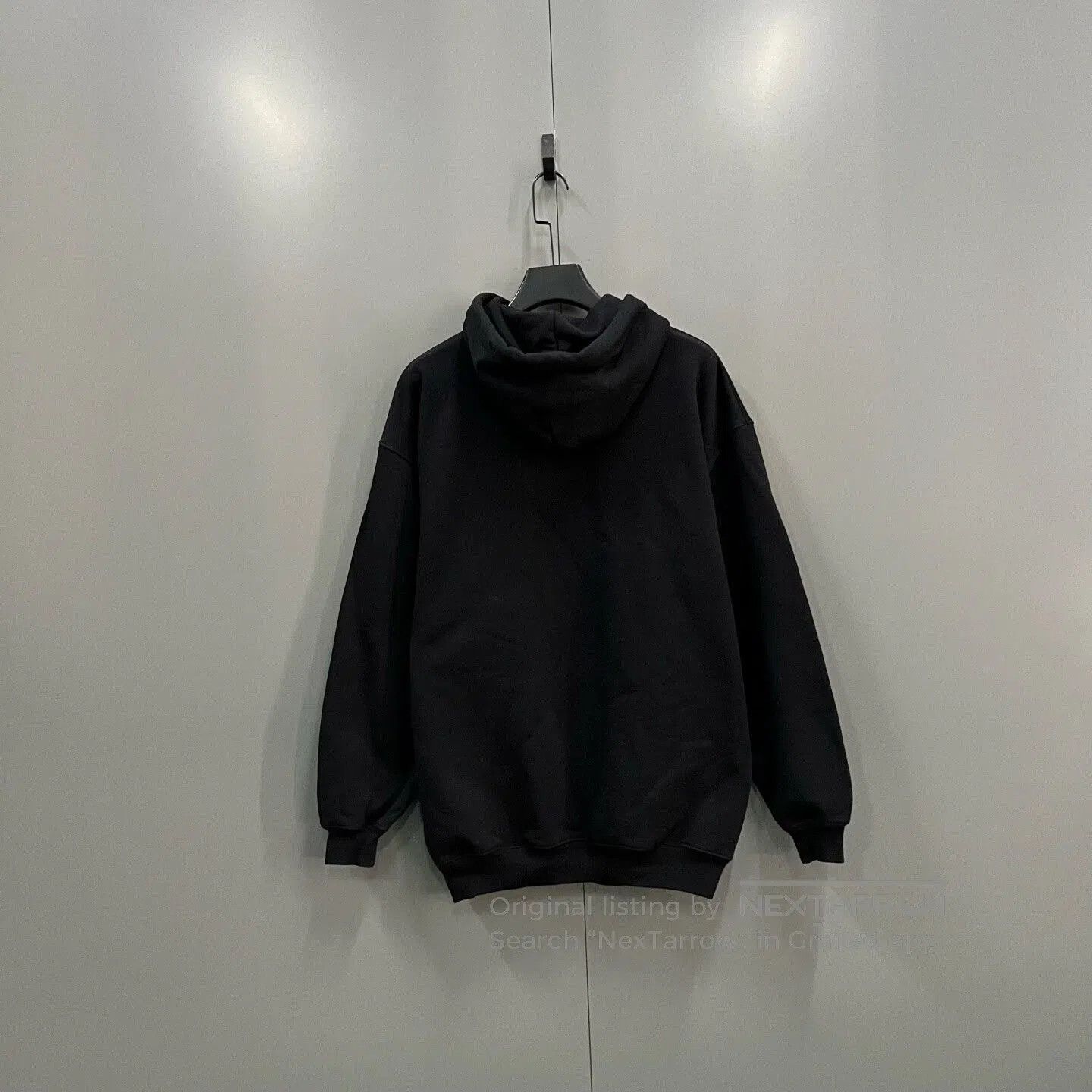 Balenciaga black logo hoodie by balenciaga. Size US M / EU 48-50 / 2 - 3 Thumbnail