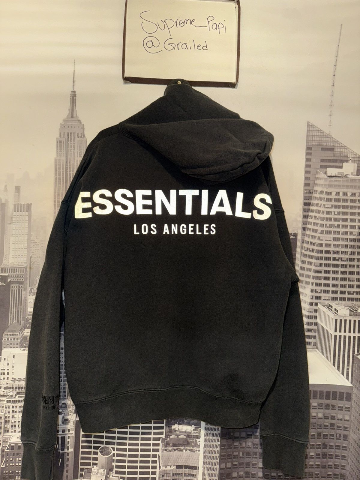 Fear of God 🔥Fear of God Essentials LOS ANGELES 3M Boxy Hoodie SZ Small Size US S / EU 44-46 / 1 - 1 Thumbnail