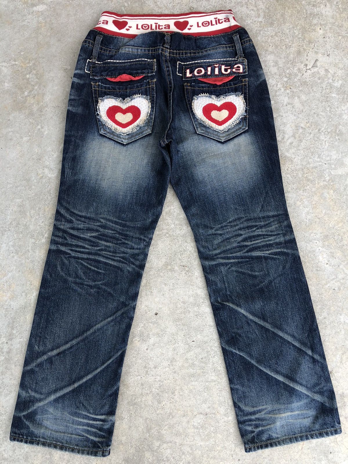 Rare Yoshitomo Nara Lolita Love Distressed Jeans