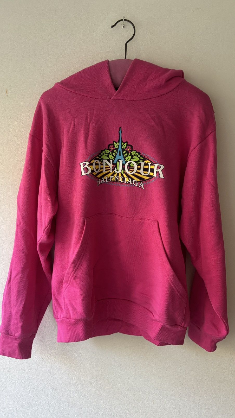 Balenciaga Balenciaga Bonjour Paris Kids Hoodie Size US XXS / EU 40 - 1 Thumbnail