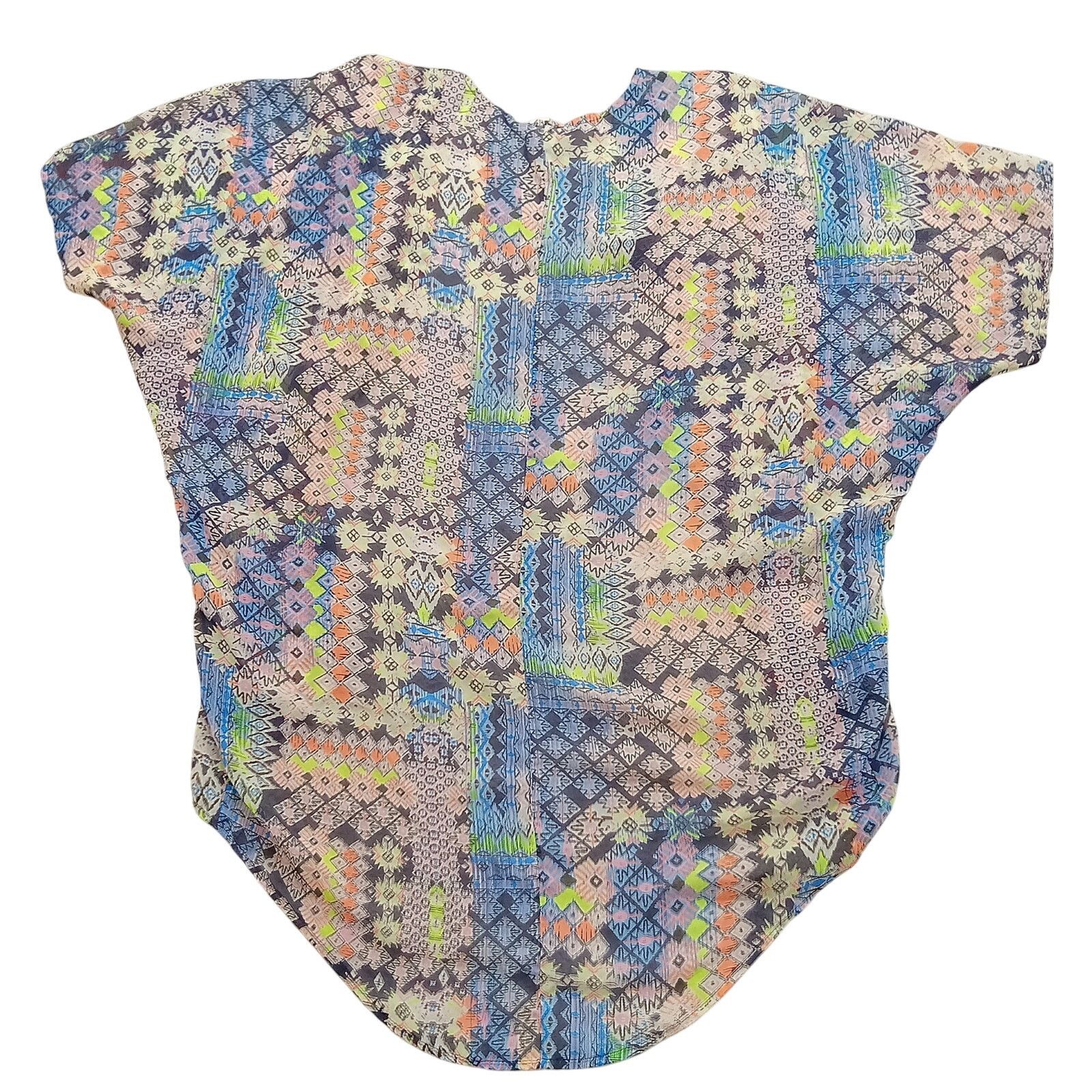& Other Stories No Boundaries Shrug S Women's Short Sleeve Sheer Aztec Size S / US 4 / IT 40 - 2 Thumbnail