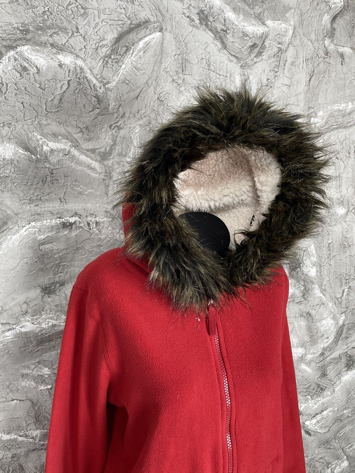 If Six Was Nine Y2K Black Fur Zip Hoodie Japanese LGB Ifsixwasnine Style Size US L / EU 52-54 / 3 - 6 Thumbnail