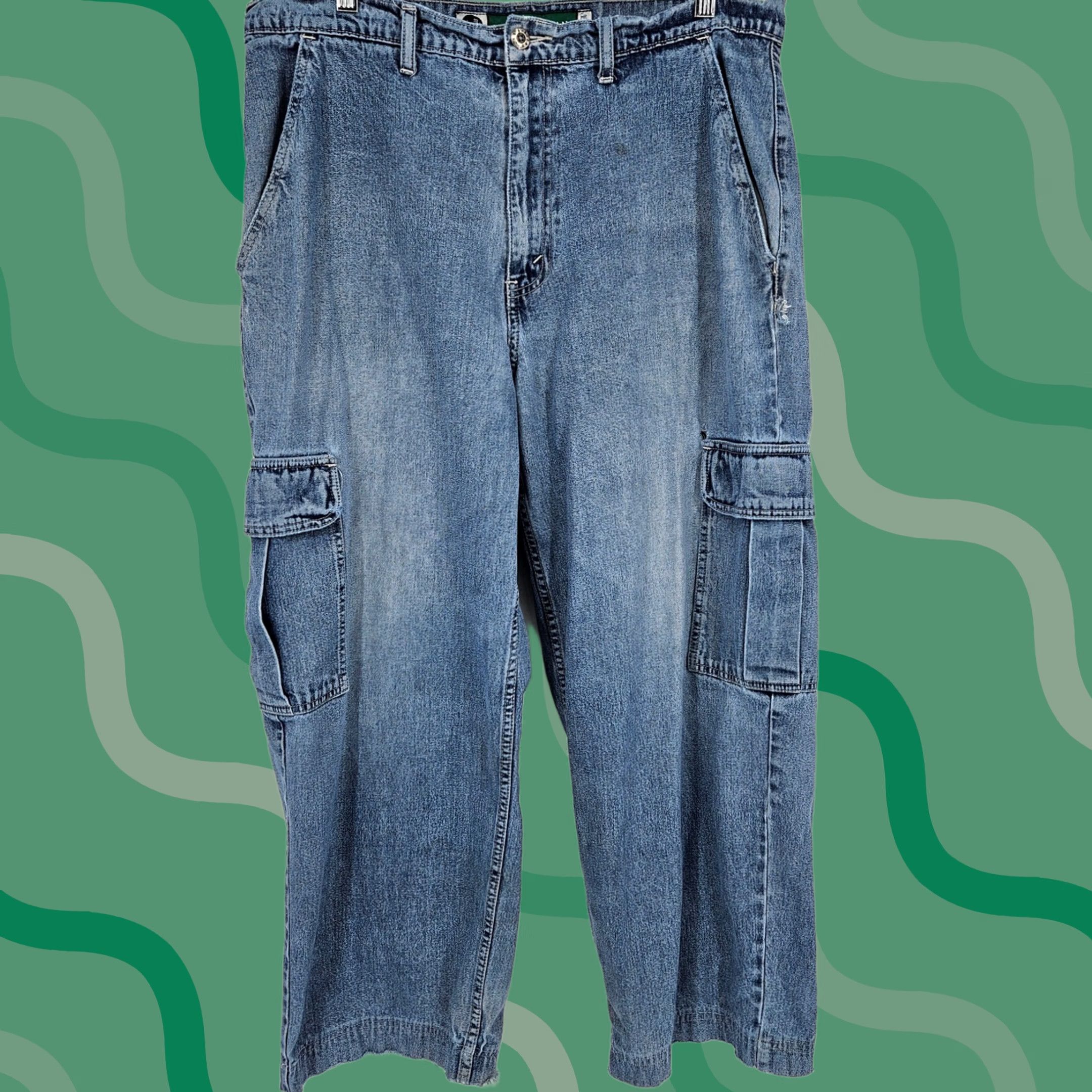 JNCO × Levi's × Vintage Crazy Baggy Vintage Silvertab Jeans Side