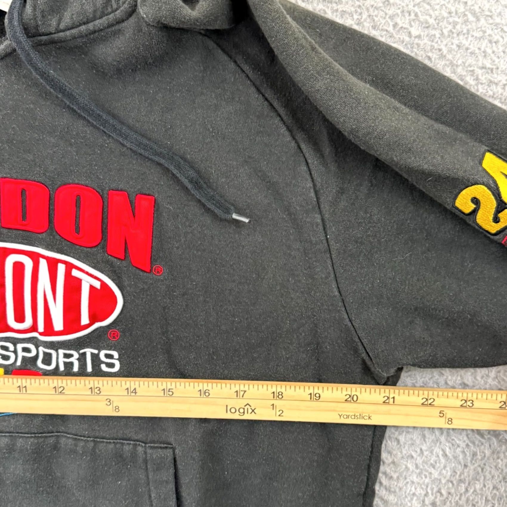 NASCAR VINTAGE Jeff Gordon Sweatshirt Adult Medium Black Nascar 90s Sport Dupont Hoodie Size US M / EU 48-50 / 2 - 7 Thumbnail