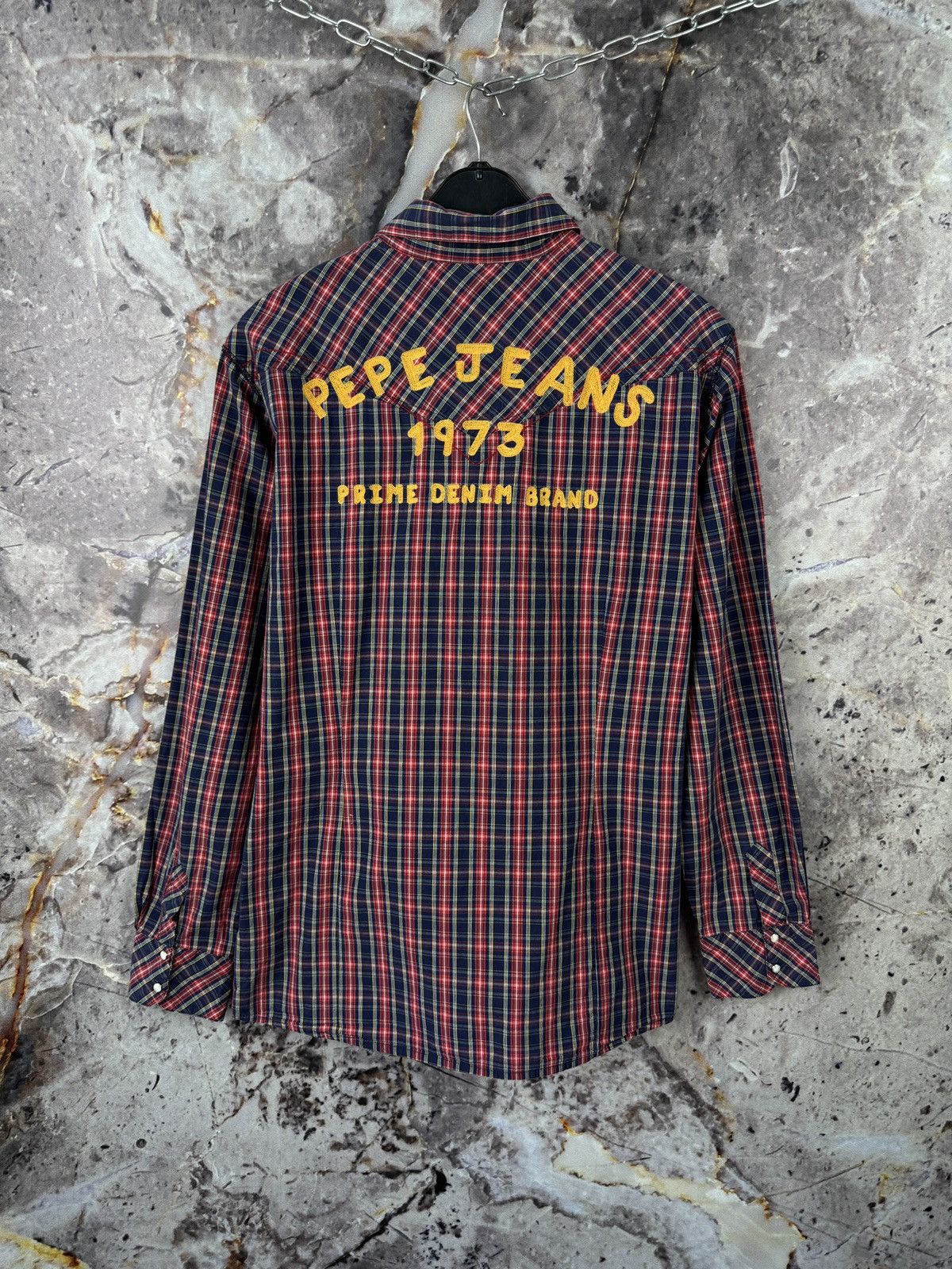 Pepe Jeans Men’s Pepe Jeans London Long Sleeve Shirt Button Up Size L Size US L / EU 52-54 / 3 - 13 Thumbnail
