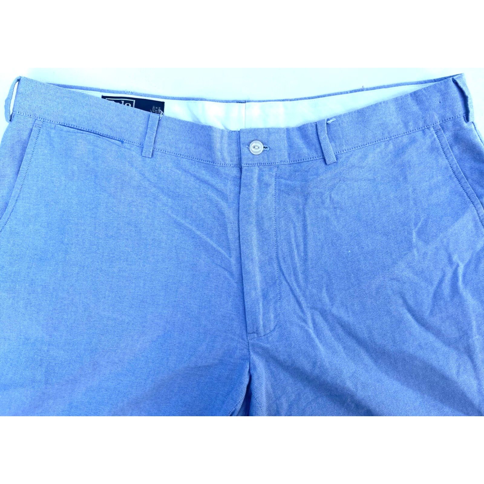 Polo Ralph Lauren VINTAGE Polo Ralph Lauren Men's Preston Short Chino 38 Blue 90s Preppy 10.5 Inseam Mens Size US M / EU 48-50 / 2 - 4 Thumbnail