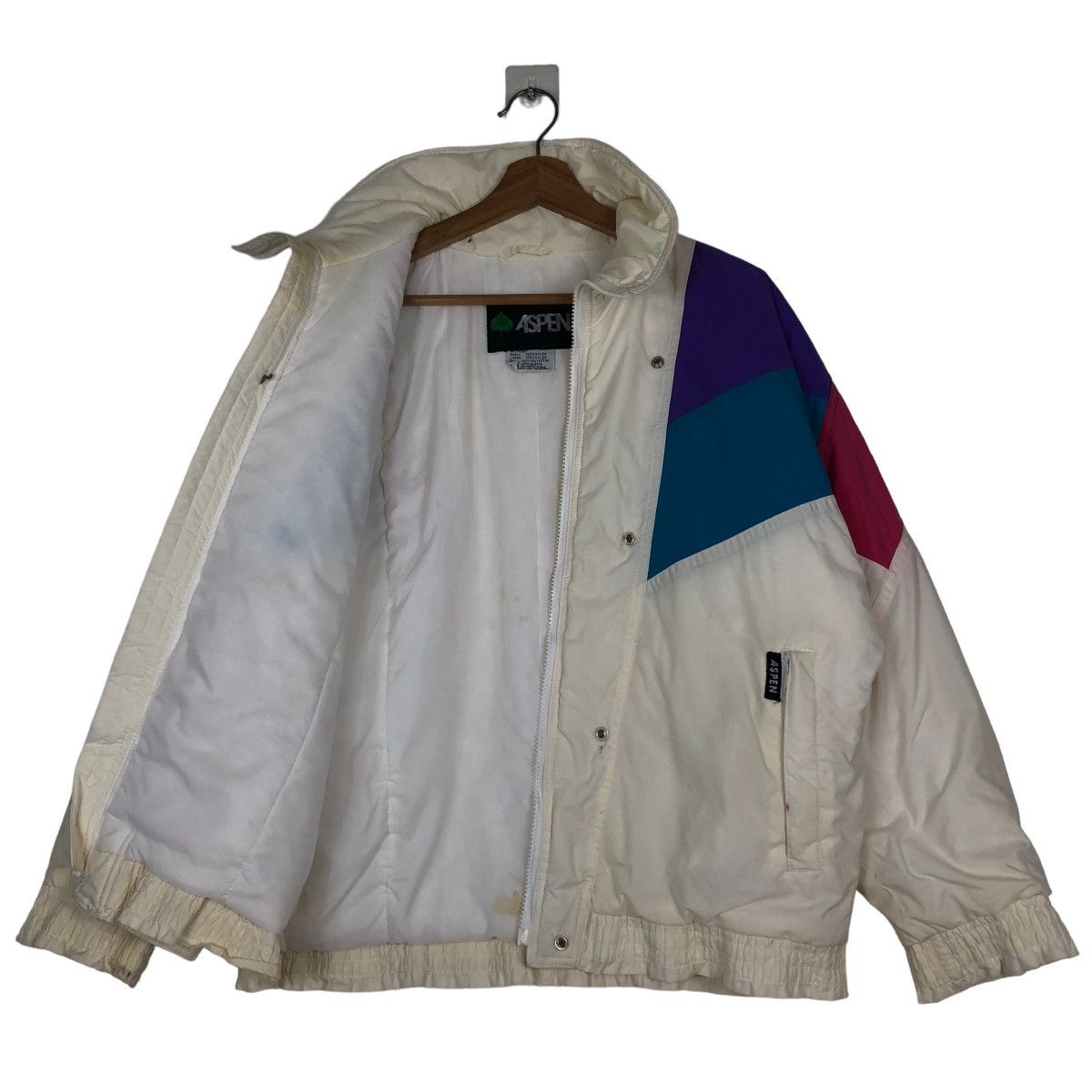 Japanese Brand 🔥Vintage Biker Jacket Aspen Japan Mix Colour Streetwear Size US M / EU 48-50 / 2 - 11 Thumbnail
