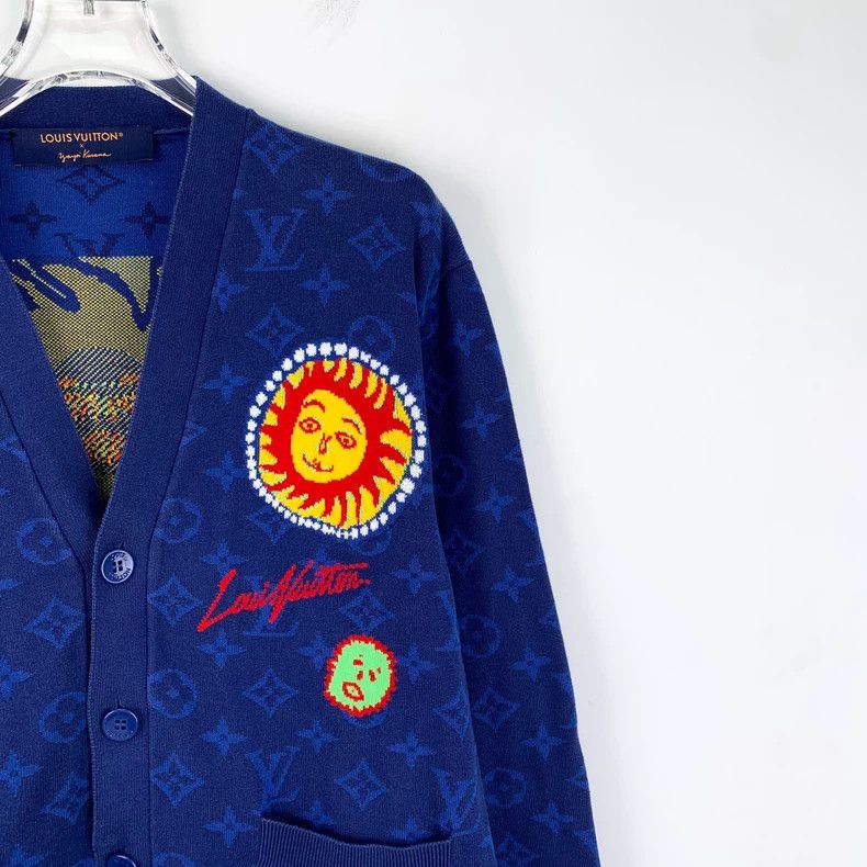 Louis Vuitton Louis Vuitton Yayoi Kusama co-branded 23 dark blue cotton Size US XS / EU 42 / 0 - 3 Thumbnail