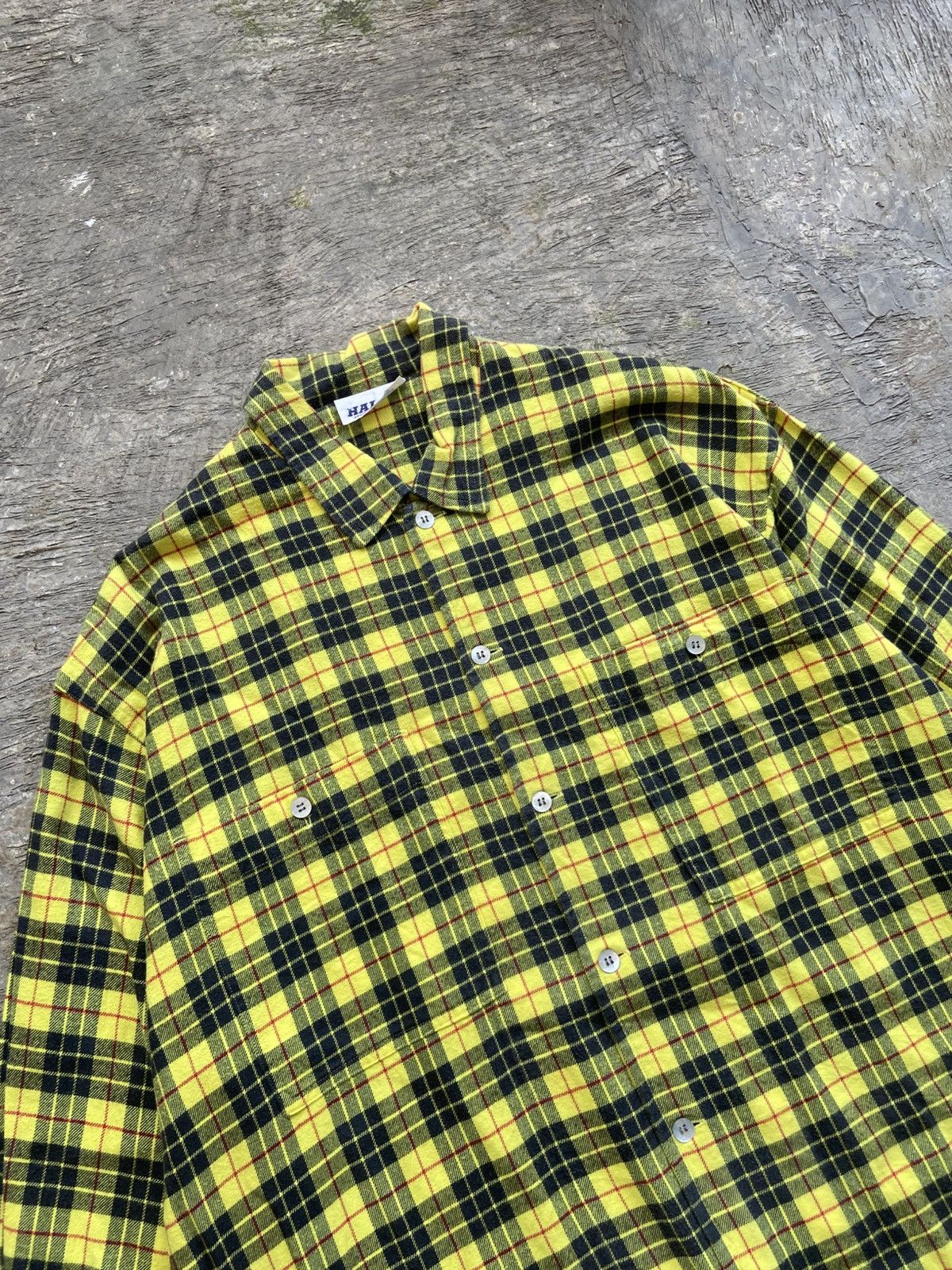 Hai Sporting Gear Hai Sporting Gear by Issey Miyake Plaid Flannel Shirt Size US XL / EU 56 / 4 - 2 Thumbnail